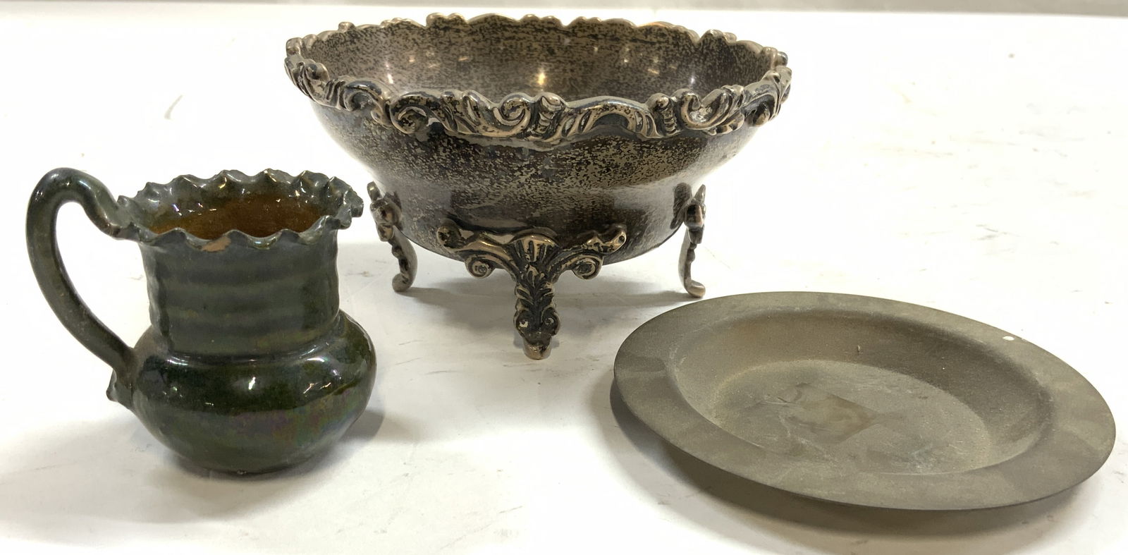 Lot3 Tableware, Sterling Silver Footed Vessel+ (1 of 6)