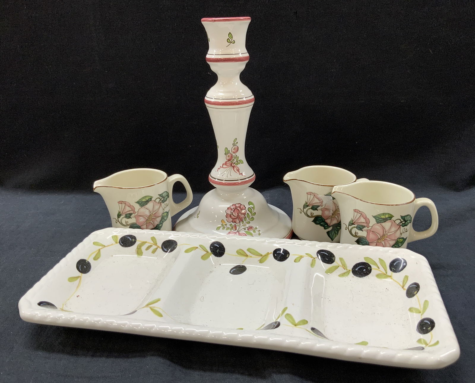 Lot 5 Hand Painted Ceramics, Leroy & Boch (1 of 13)
