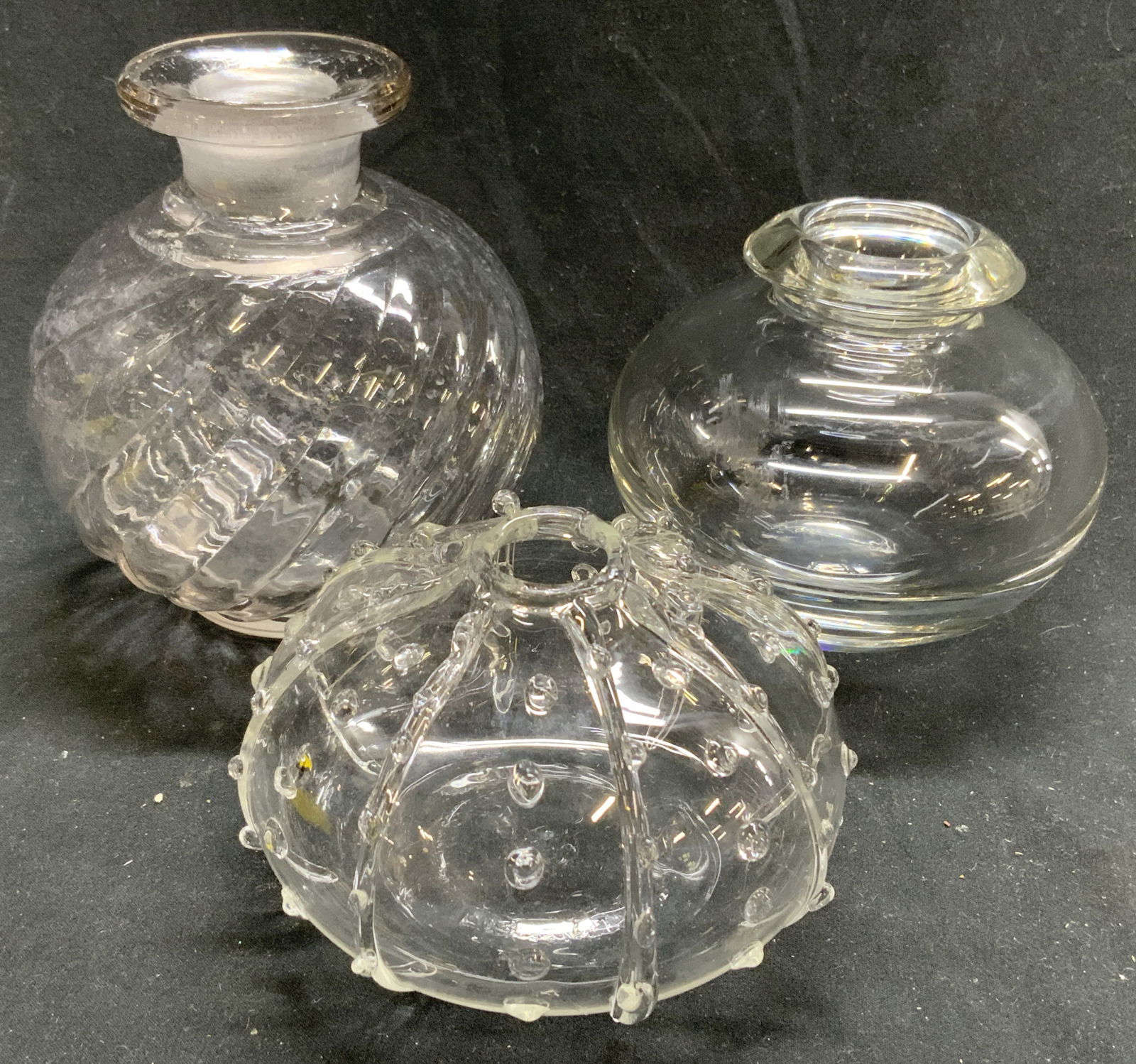 Lot 3 Art Glass Vases Vessels (1 of 6)
