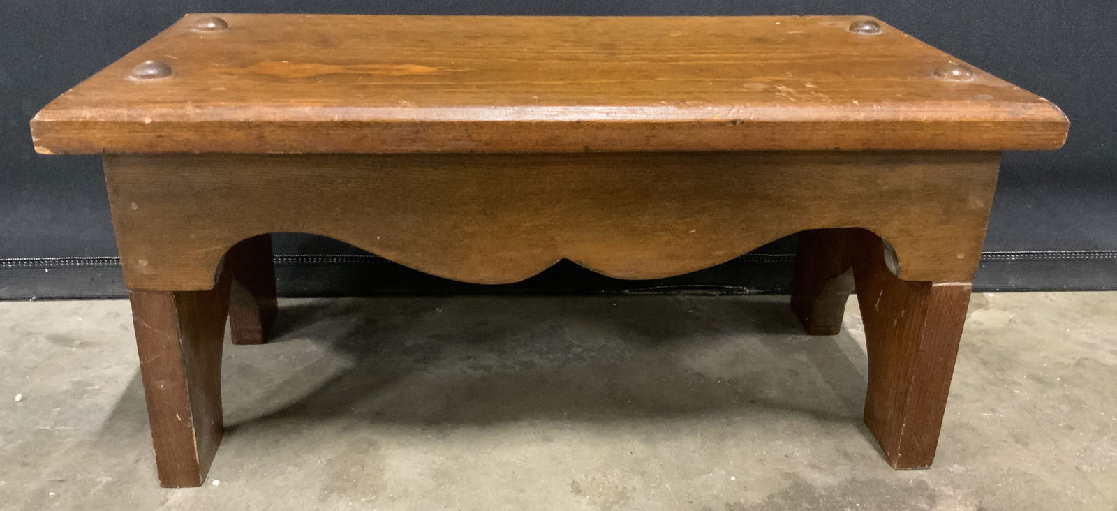 Vintage Wooden Footstool / Step Stool (1 of 7)