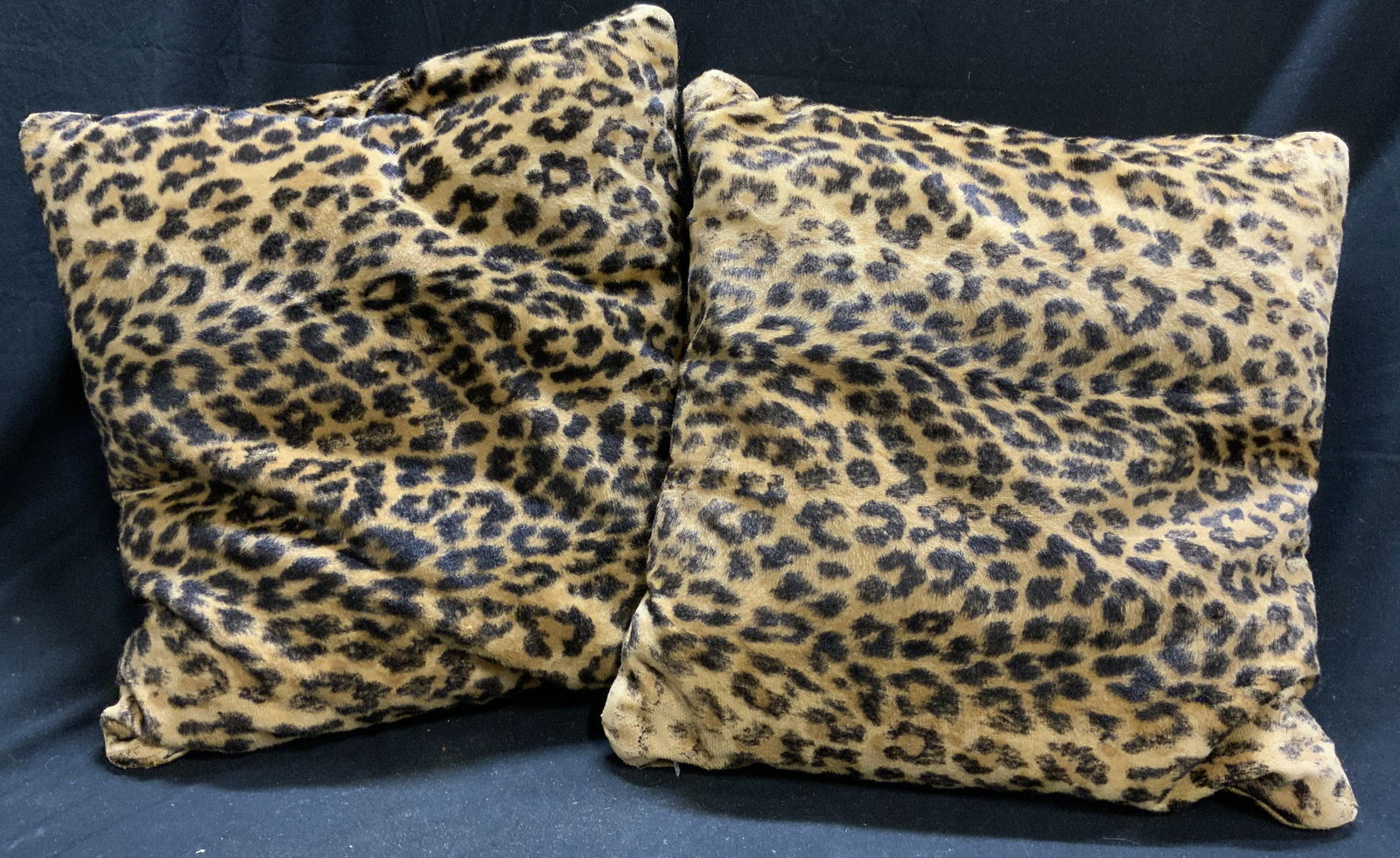 Pair Leopard Print Throw Pillows (1 of 7)
