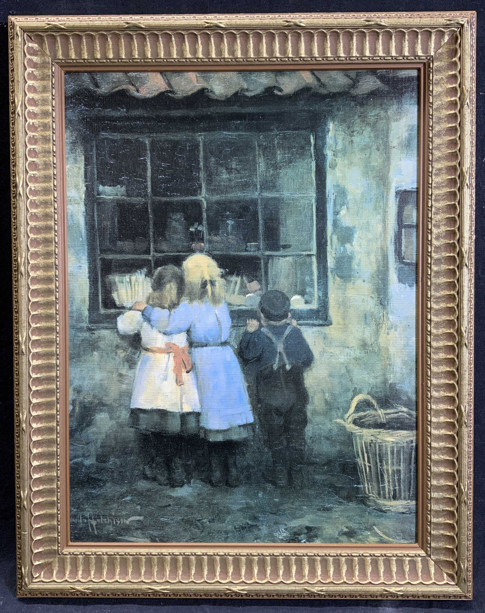The Village Shop by Robert Hutchinson Repro. Print (1 of 9)