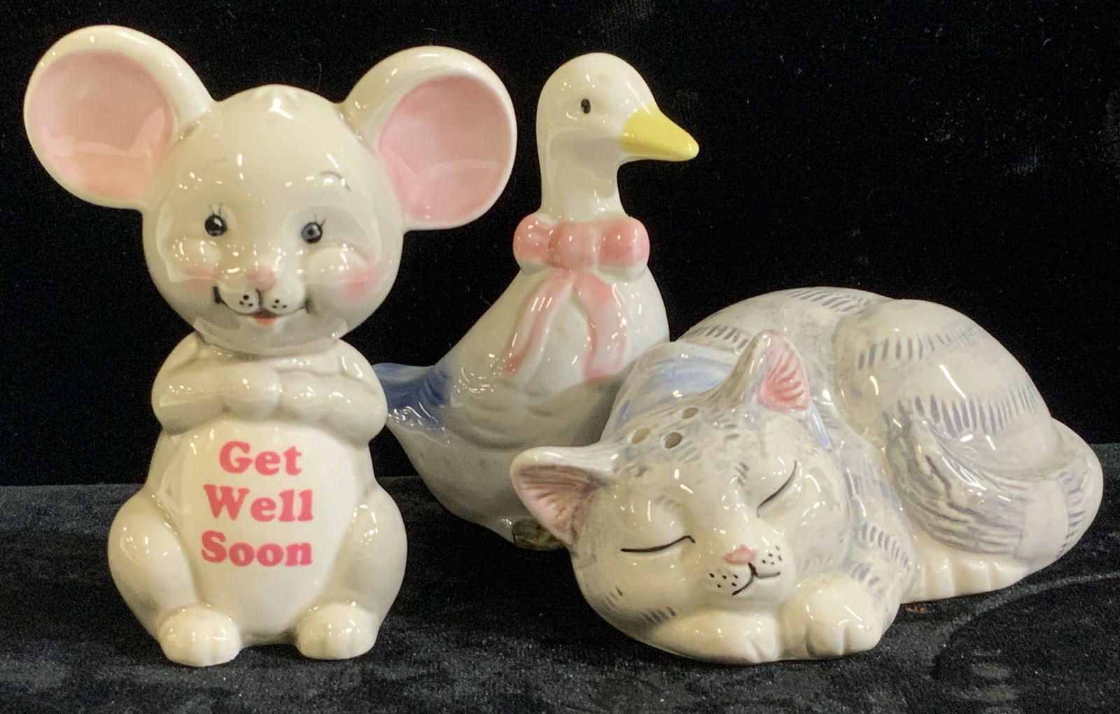 Lot3 Porcelain Animal Figurals & Shaker Russ, OCI+ (1 of 7)