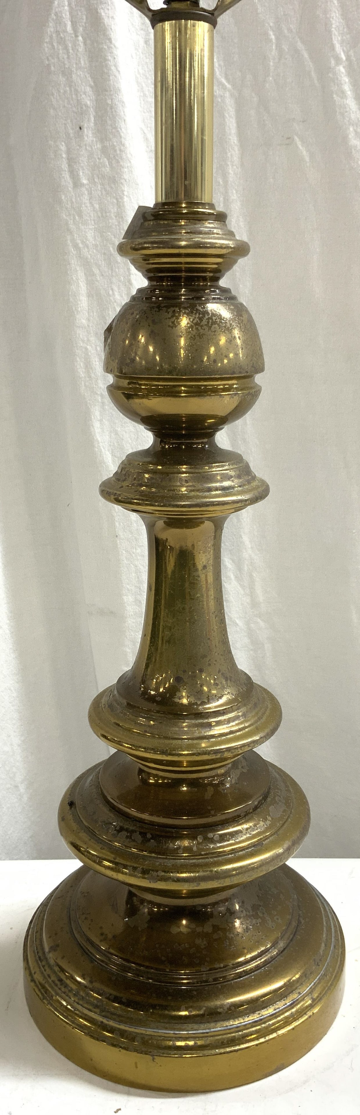 Vintage Victorian Brass Table Lamp 29in (1 of 6)