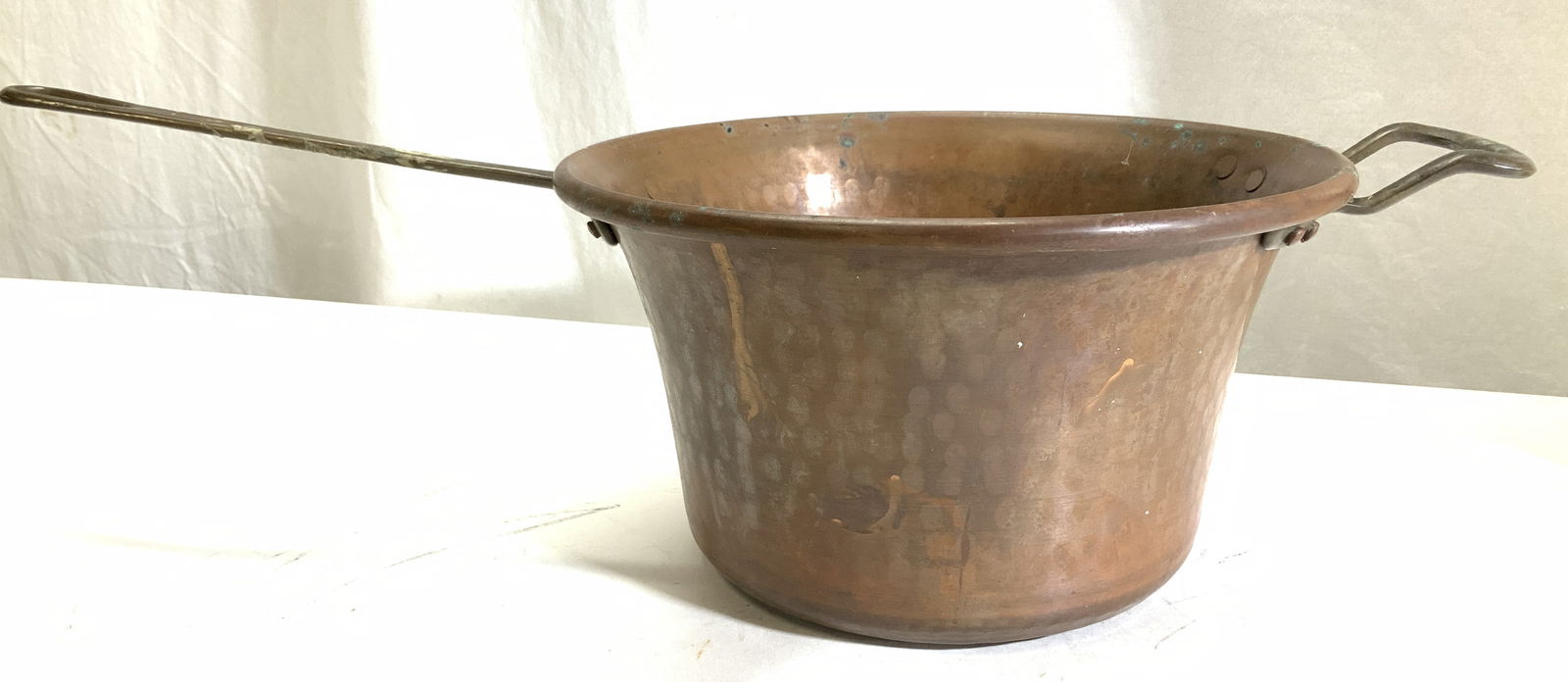 LILIUM Hammered Copper & Brass Pot, Italy (1 of 8)