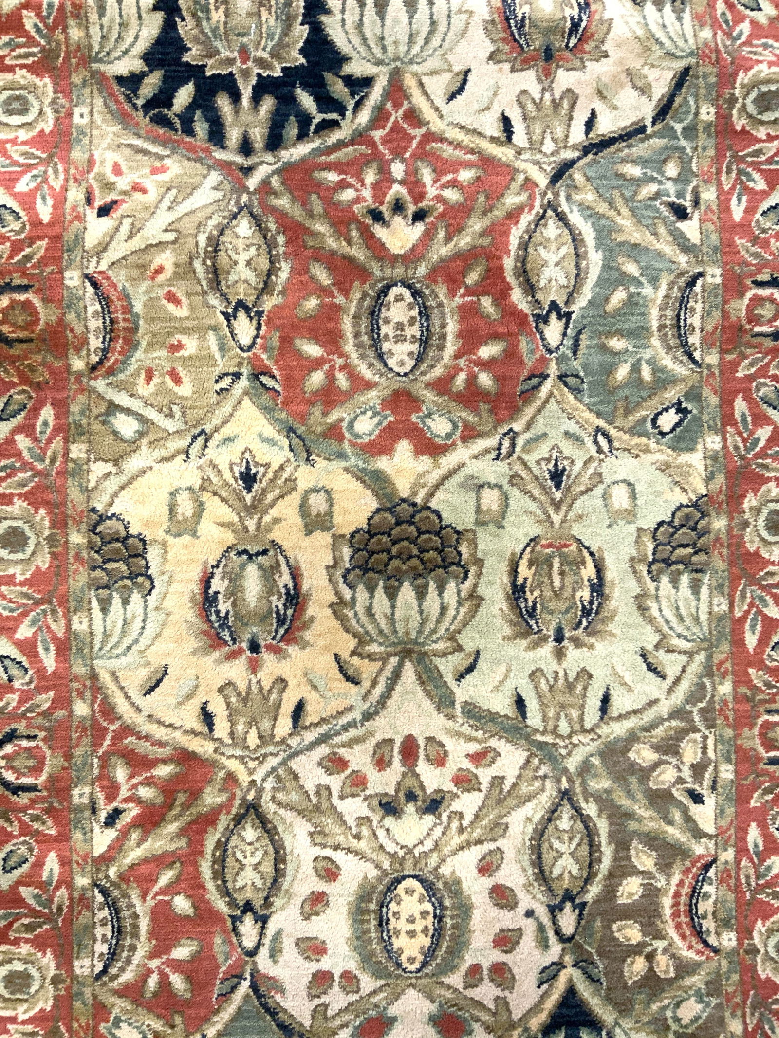 Vintage Floral Wool Area Rug (1 of 6)