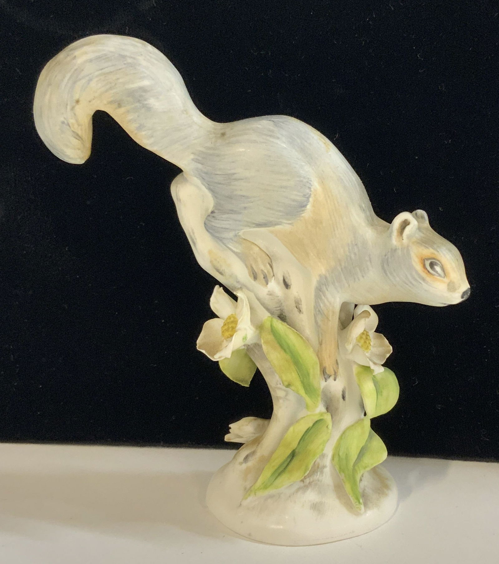 Birks Royal Adderly Bn China Squirrel Figural, Eng: Royal Adderly bone china squirrel figural, numbered edition ( illegible) with label Birks. Made in England. Measures 5 in ht x 4.5 in wide. Decorative arts, bone china squirrel figural, Royal Adderly