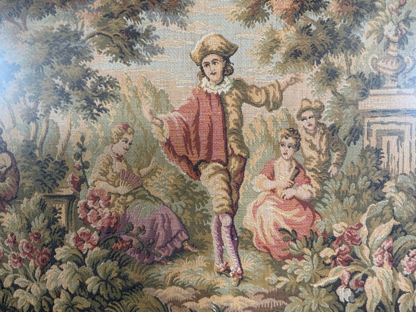 Framed Vintage French Petite Needlepoint (1 of 9)