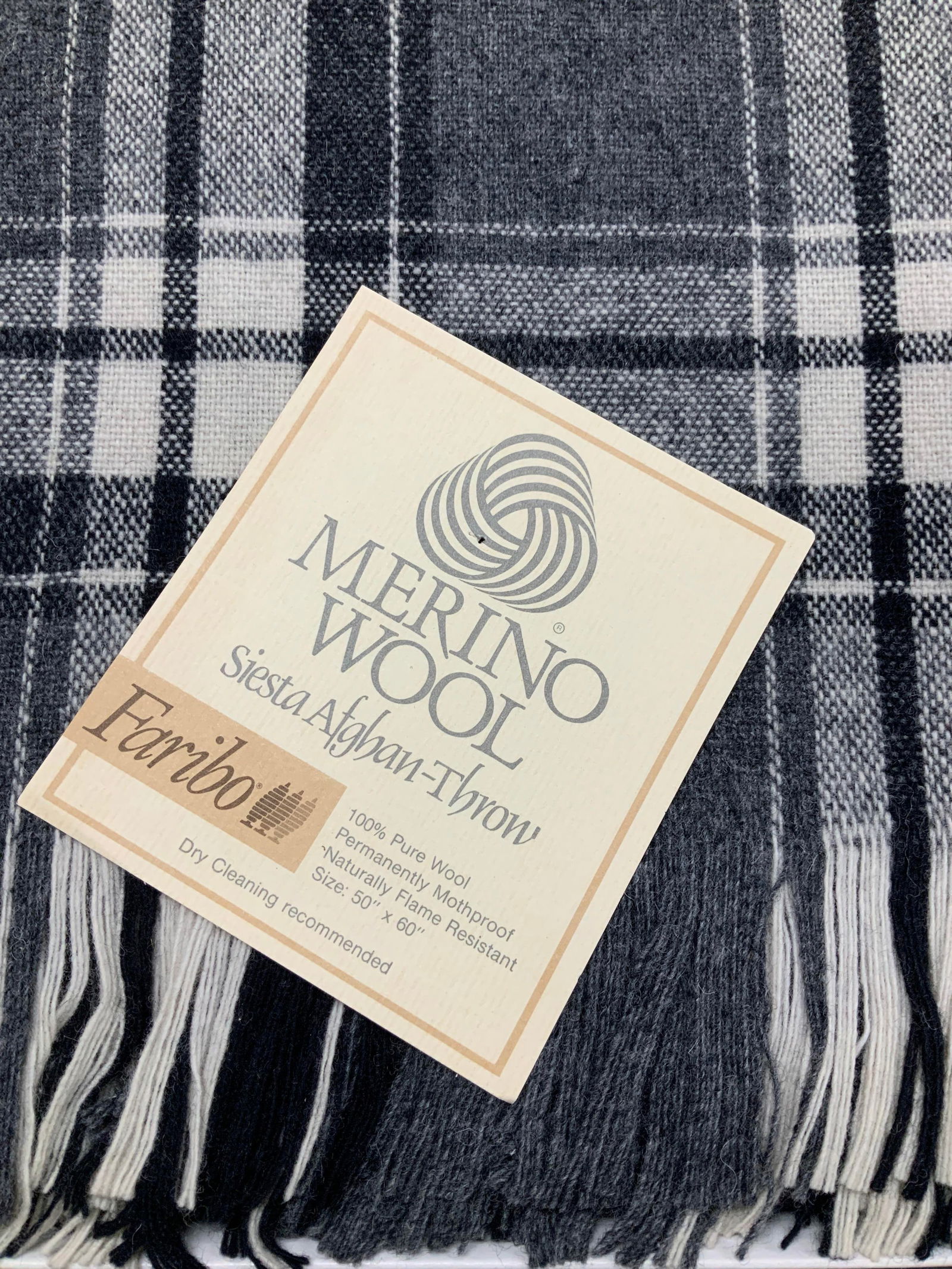 Faribo Merino Wool Afghan - Throw, NIB (1 of 5)