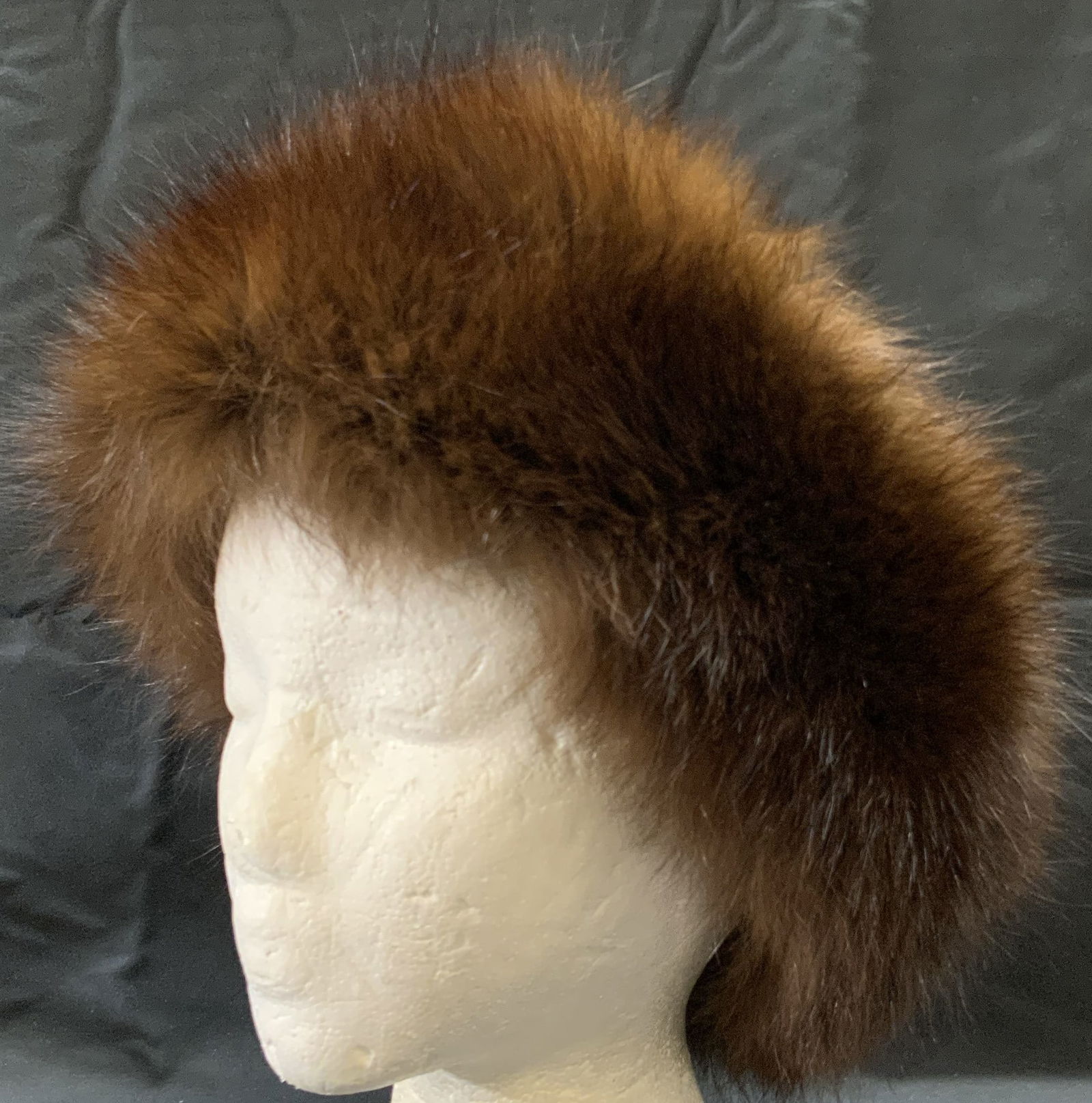 Eve Reid Dallas Brown Faux Fur Headband USA (1 of 6)