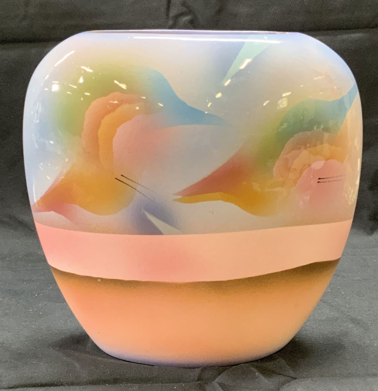 Vintage Judith Stiles Abstract Ceramic Vase (1 of 6)