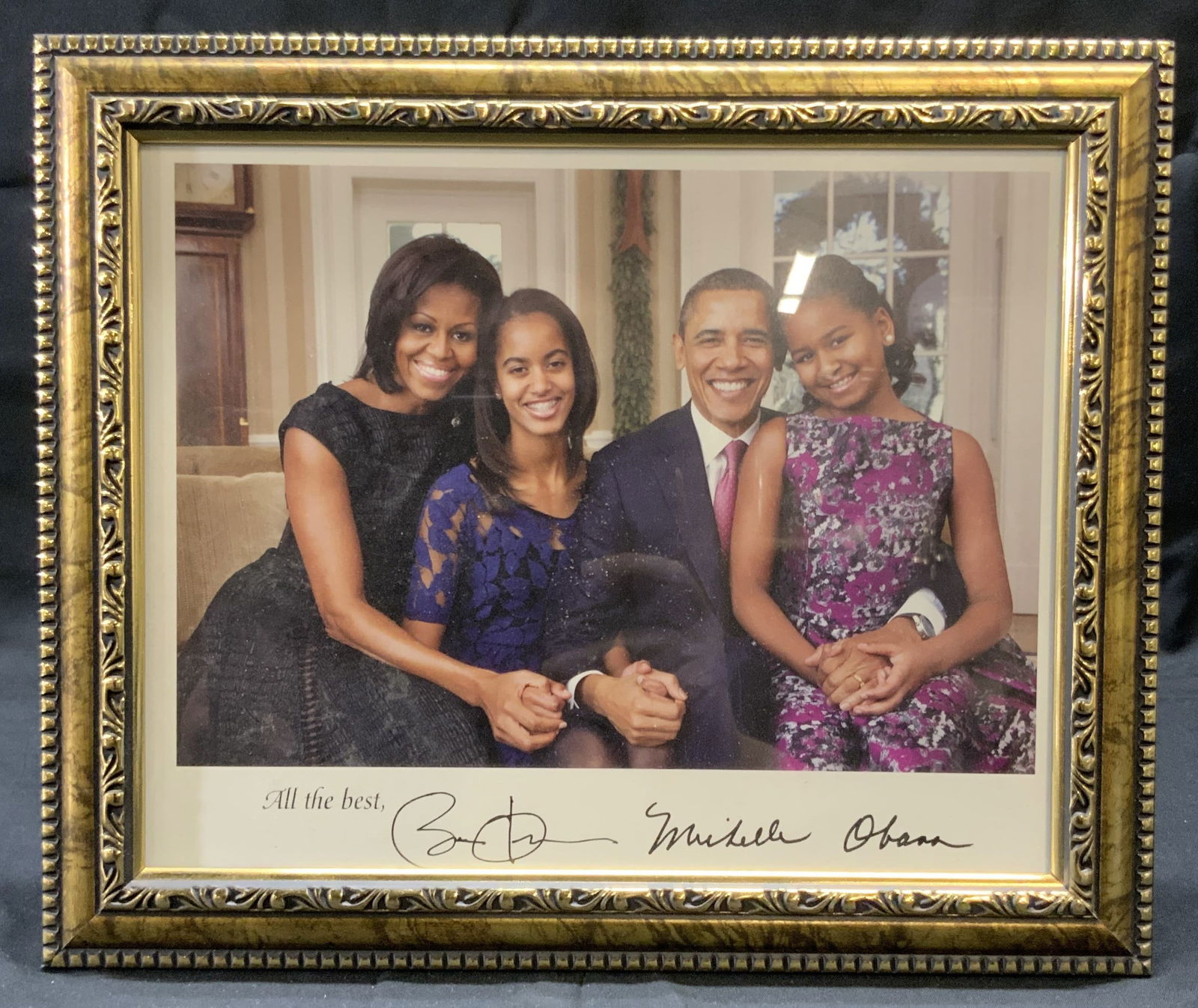 Barack & Michelle Obama Autopen Signed Photo (1 of 6)