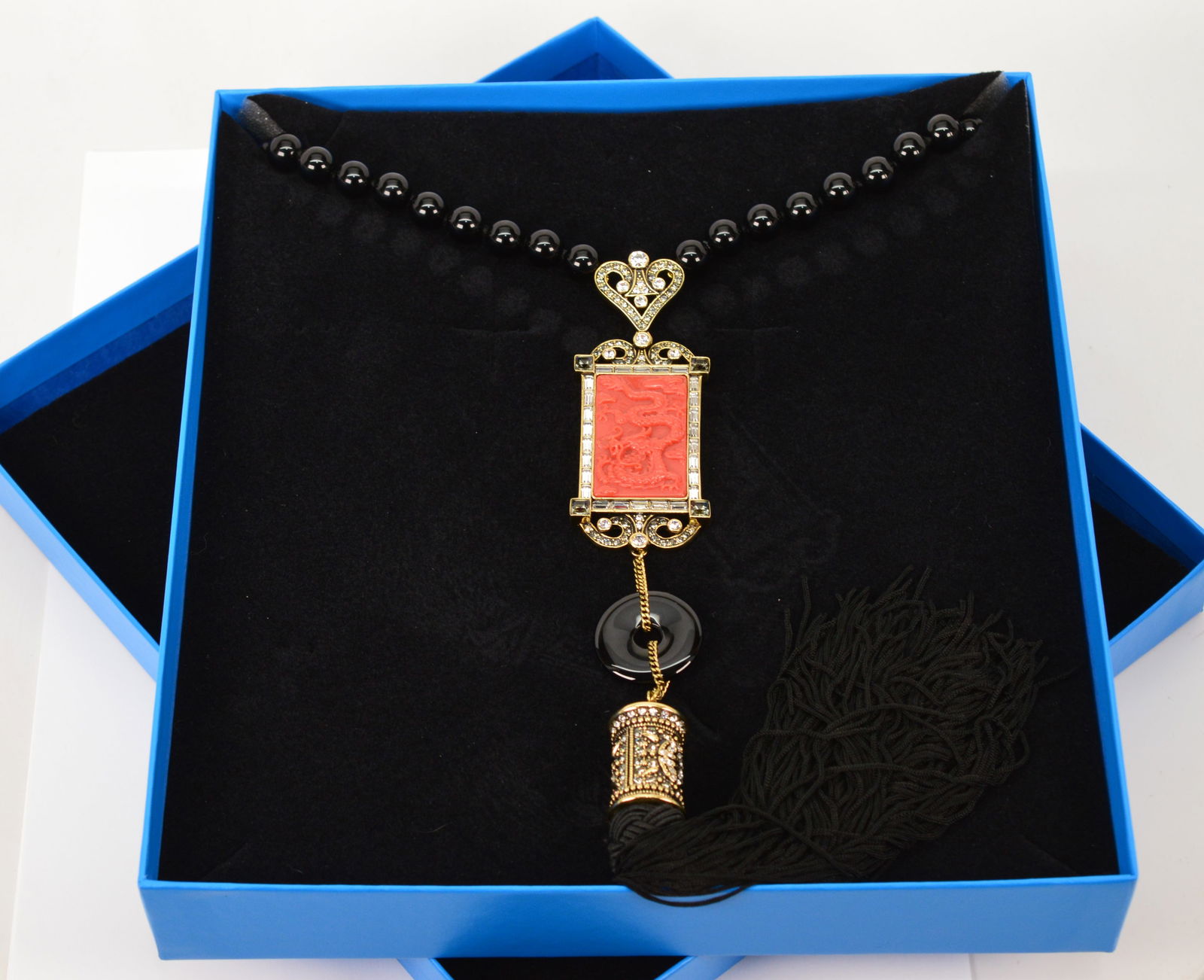 Heidi Daus Statement Chinoiserie Tassel Necklace (1 of 8)