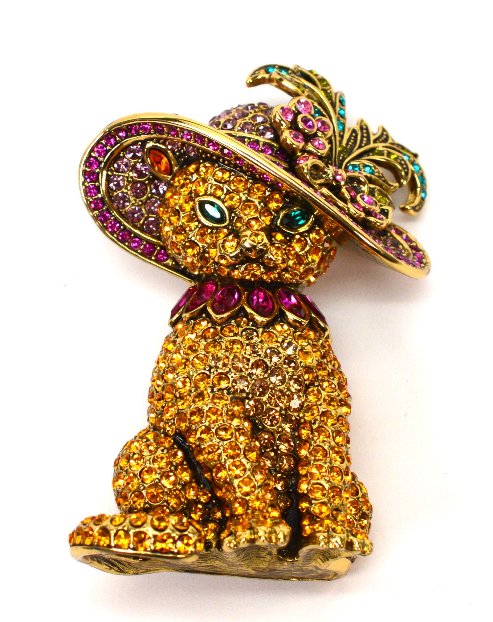 Heidi Daus Fab Tabby Brooch Pin New (1 of 7)