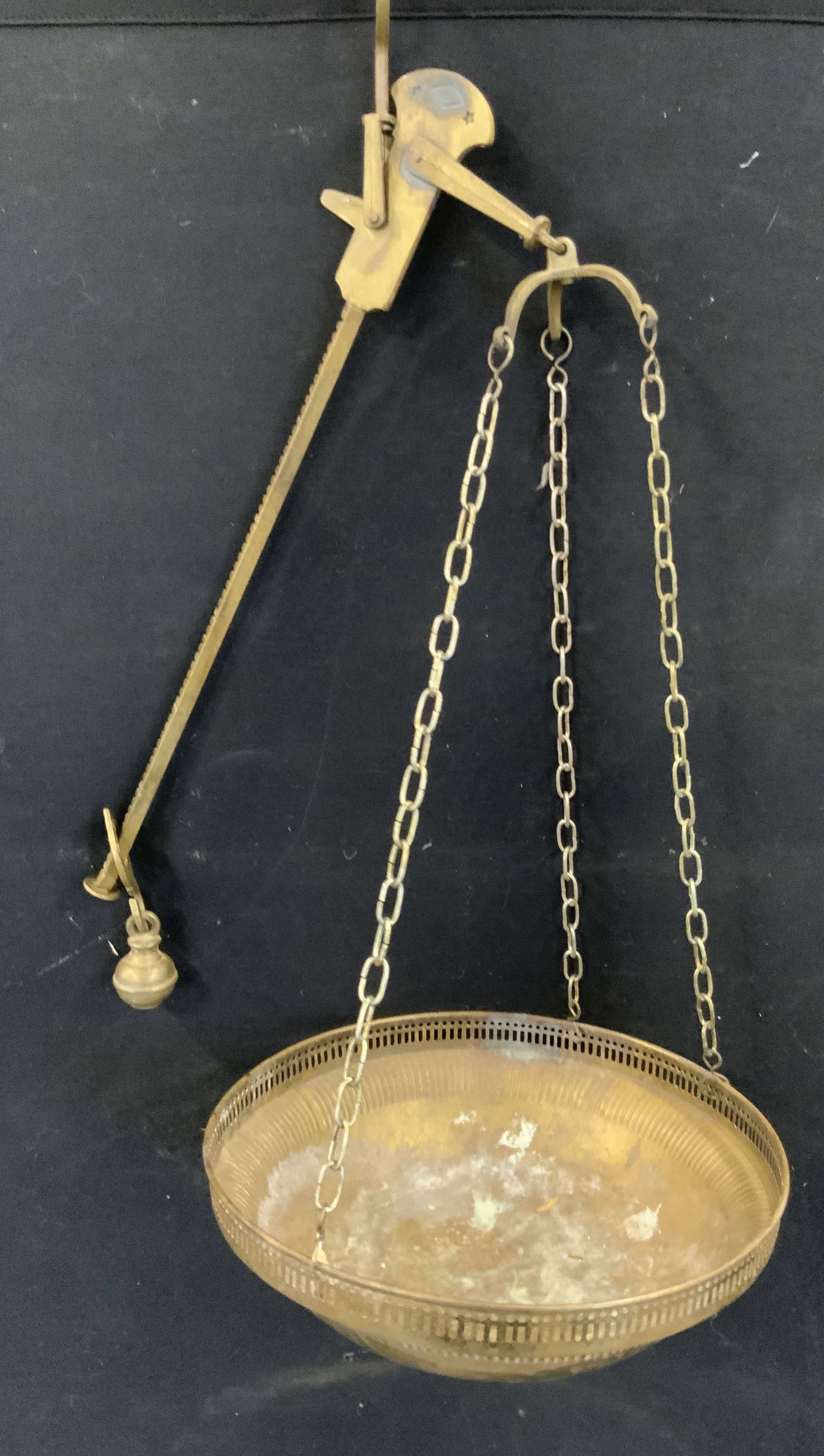 FS Handheld / Hanging Brass Tn Metal Beam Scale (1 of 8)
