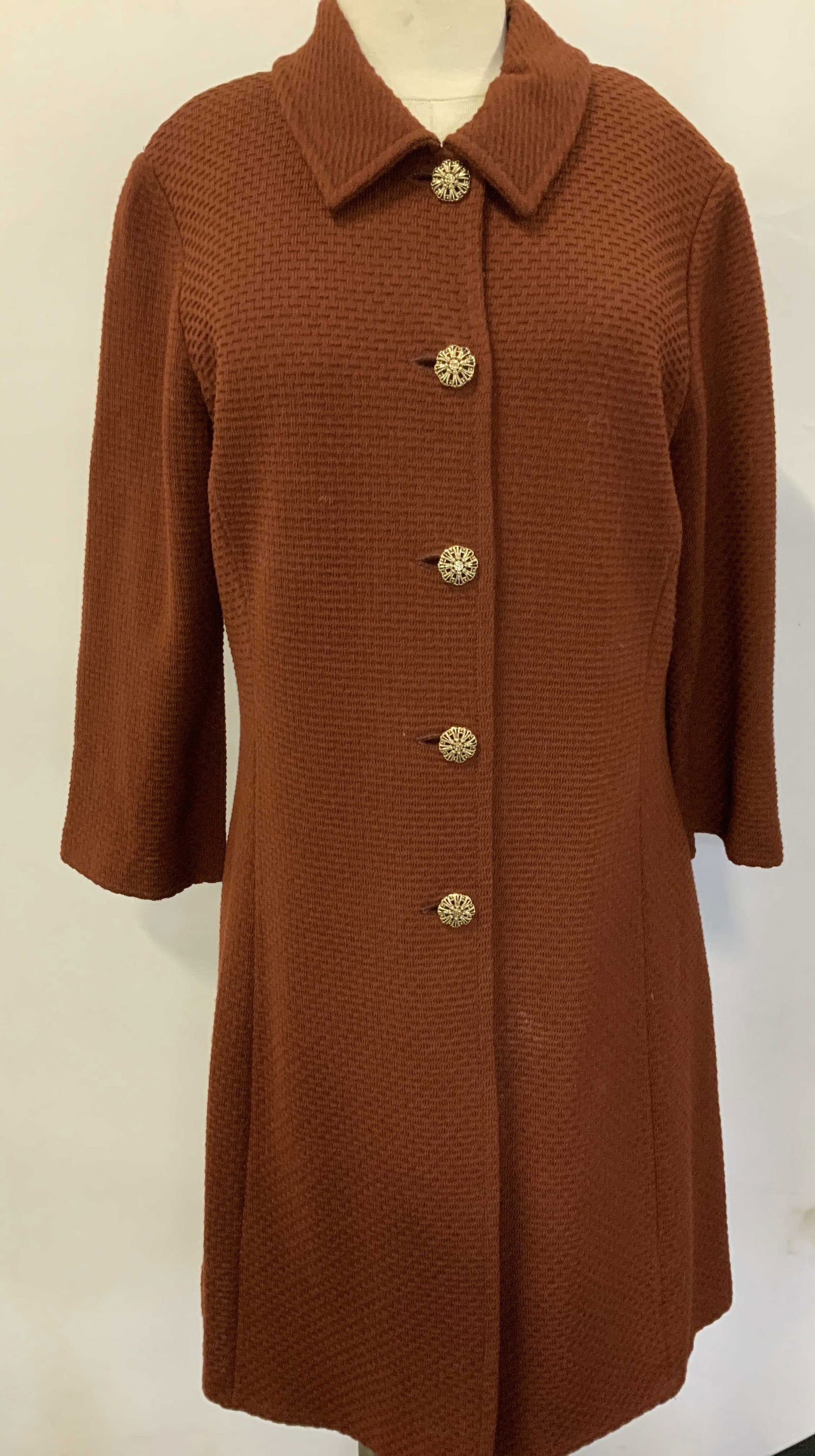 Saint John Knit Fall /Winter Wool Blend Coat, USA (1 of 7)