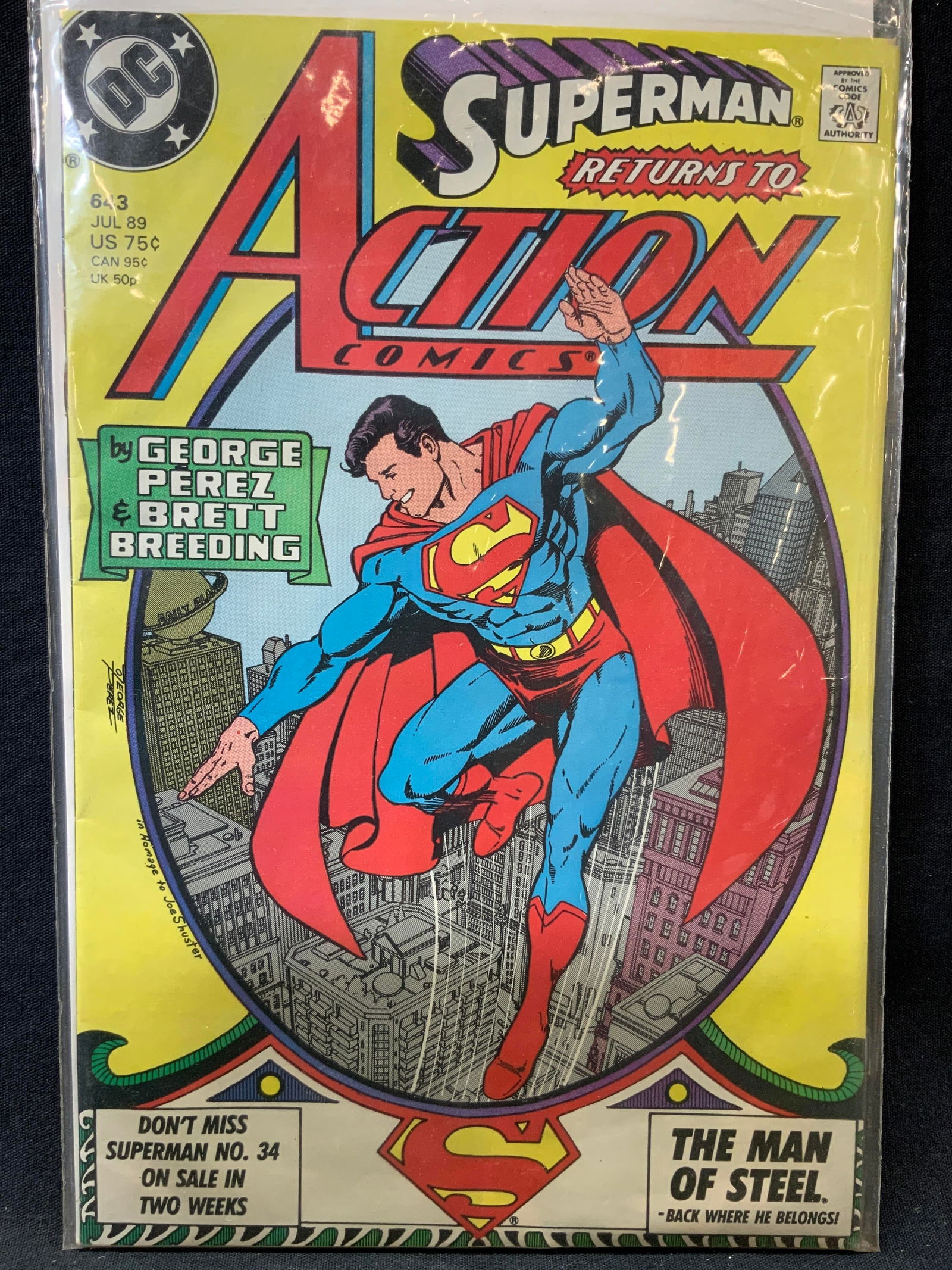 DC Action Comics: Superman,  July 1989 # 643 (1 of 10)