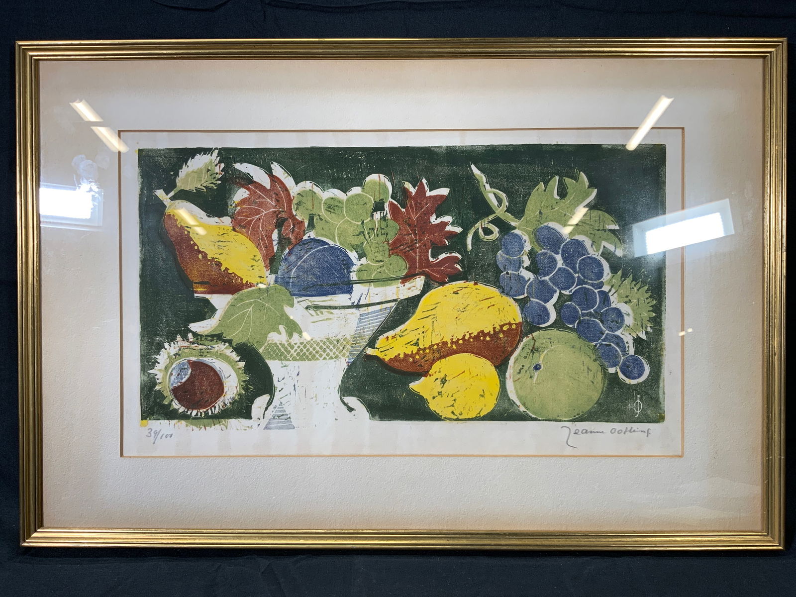 Jeanne Bieruma Oosting Signed Still Life Litho. (1 of 10)