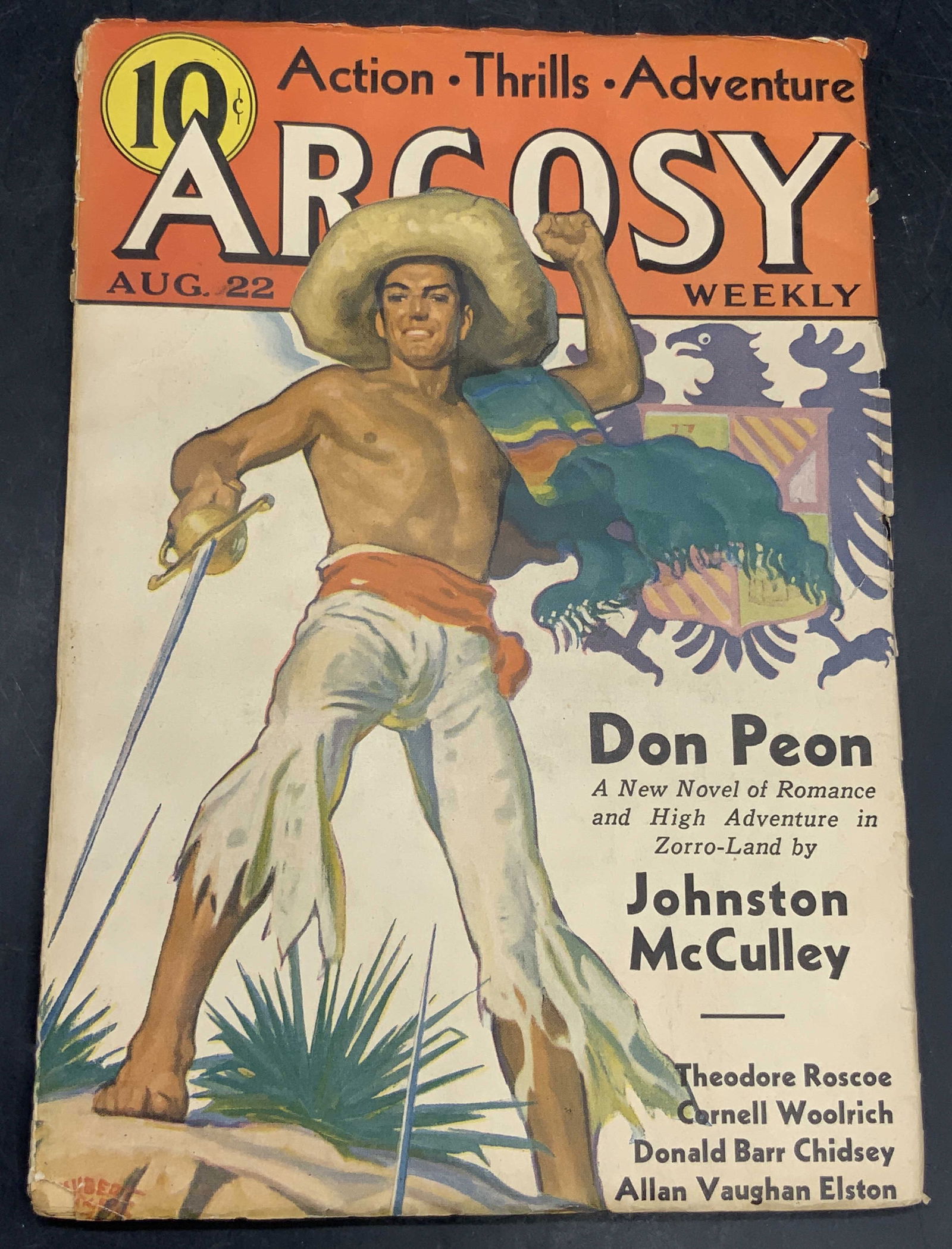 ARGOSY Aug. 22 1936 Illustrated Pulp Magazine (1 of 9)