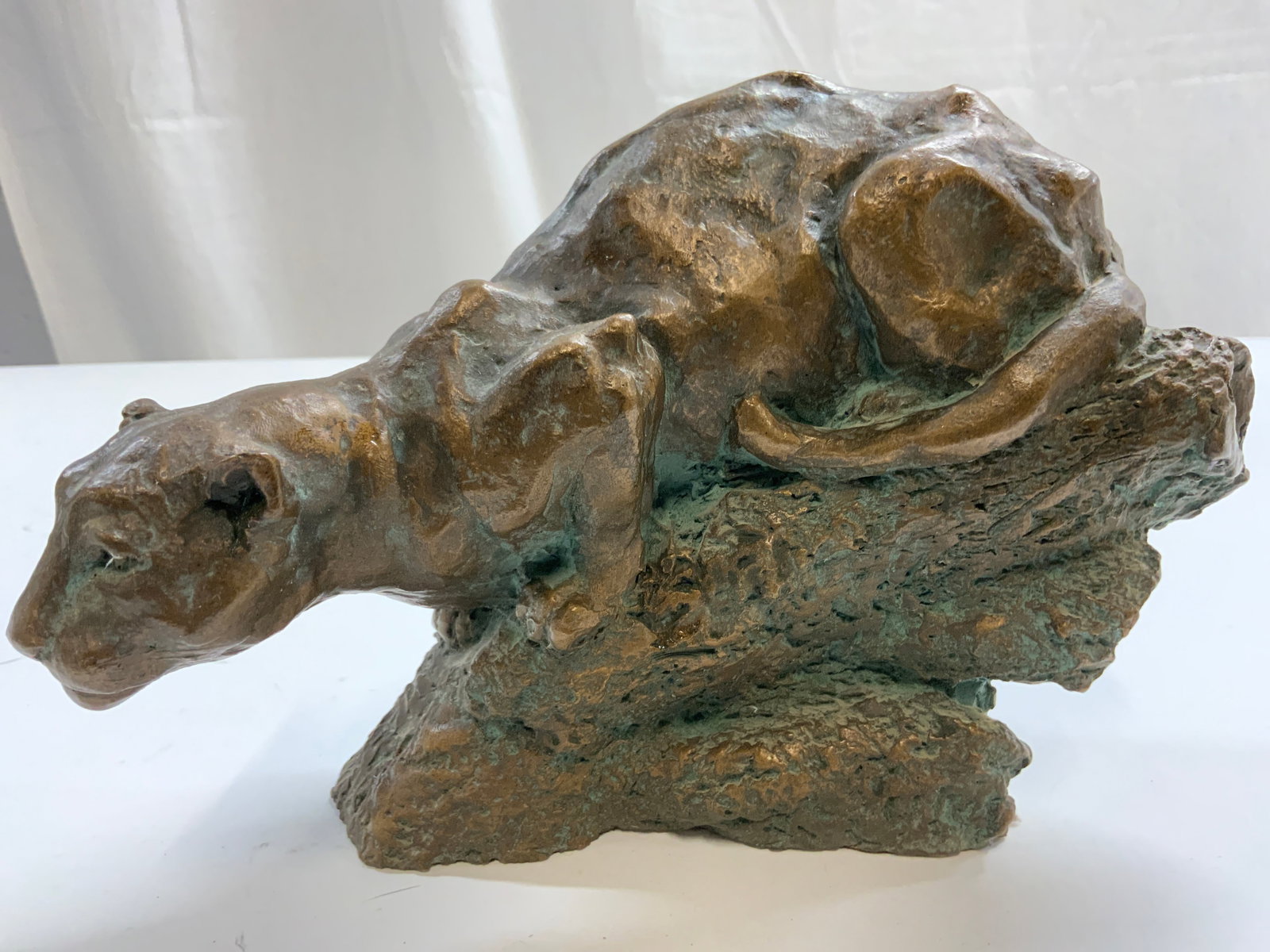 Signed Composite Panther Sculpture (1 of 8)