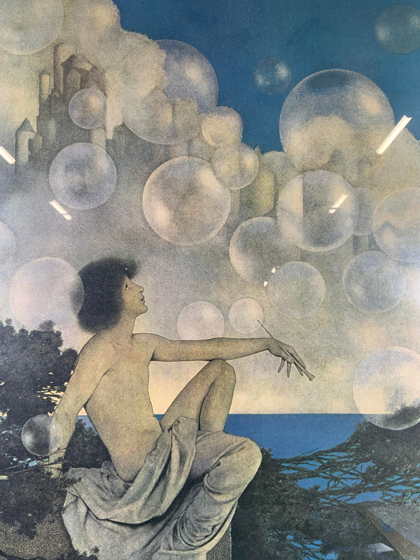 Air Castles by Maxfield Parrish Framed lithograph (1 of 10)