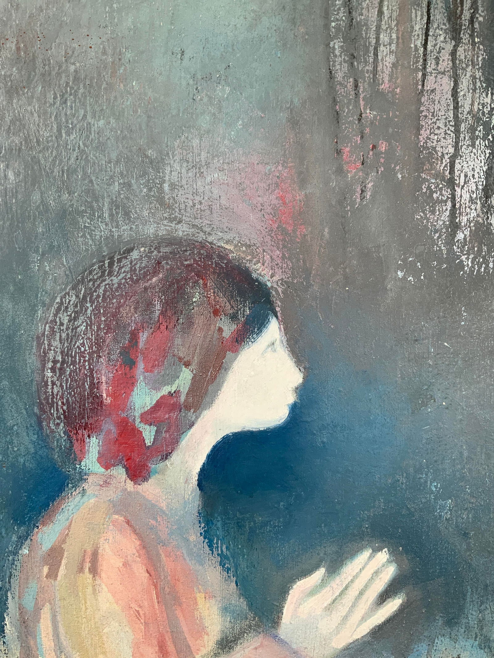 Framed & Signed Impressionistic Acrylic Painting (1 of 8)