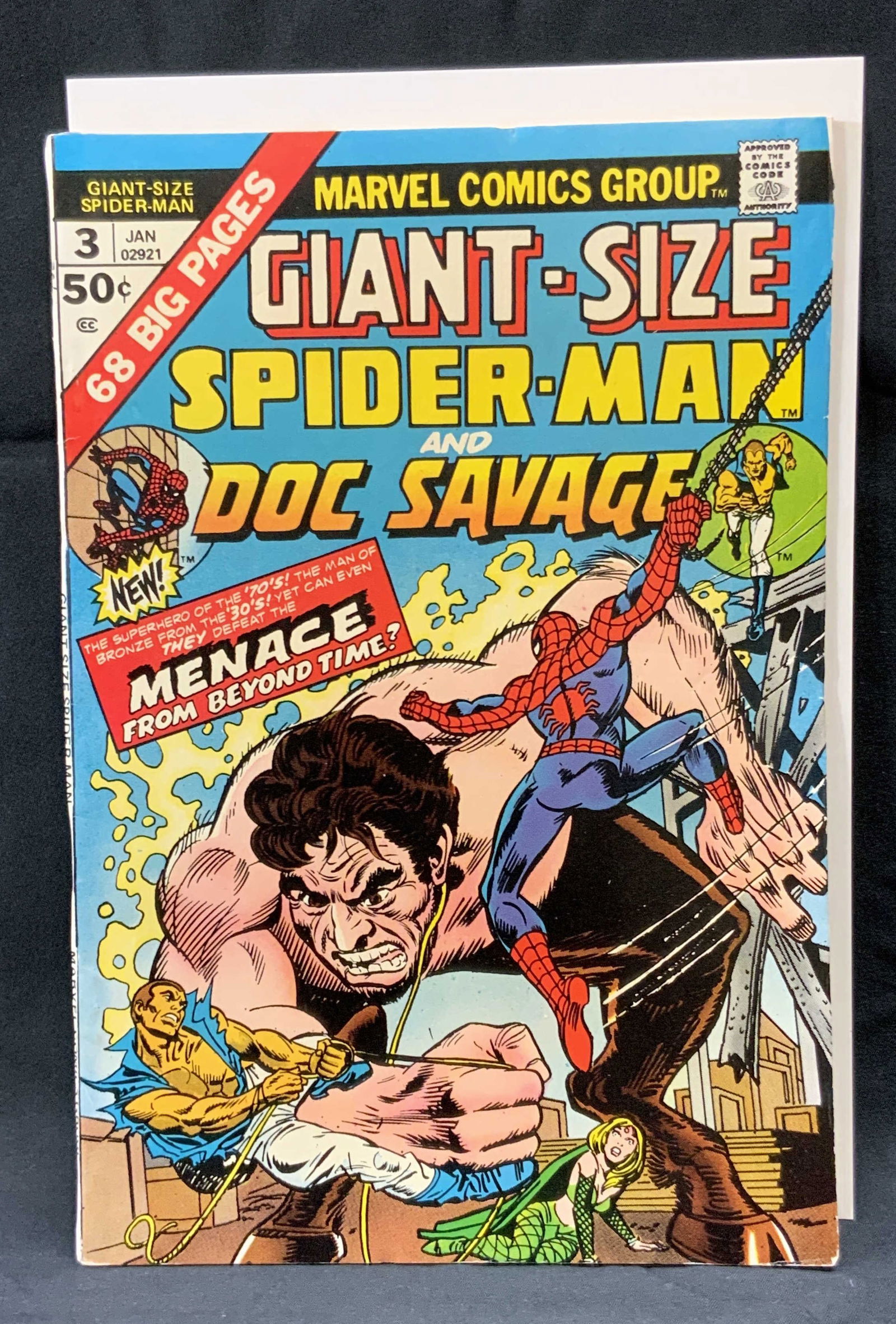 Marvel Comics Spider Man & Doc Savage #3 1975 (1 of 6)