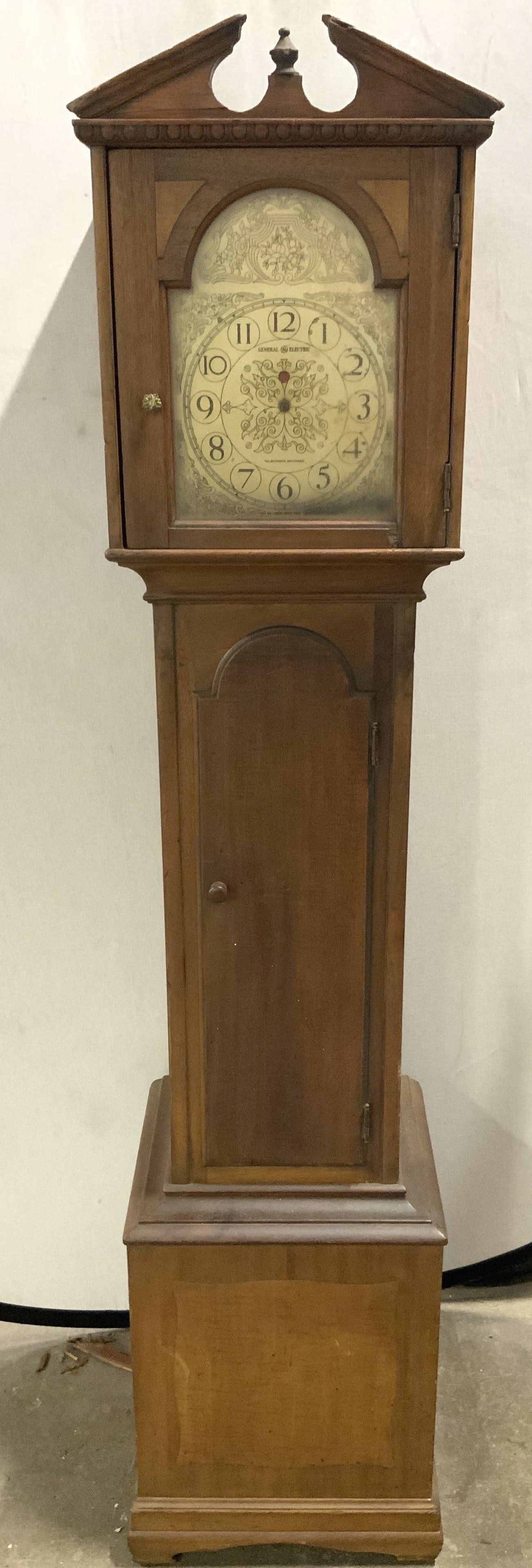 GENERAL ELECTRIC Vintage Wooden Grandfather Clock (1 of 8)