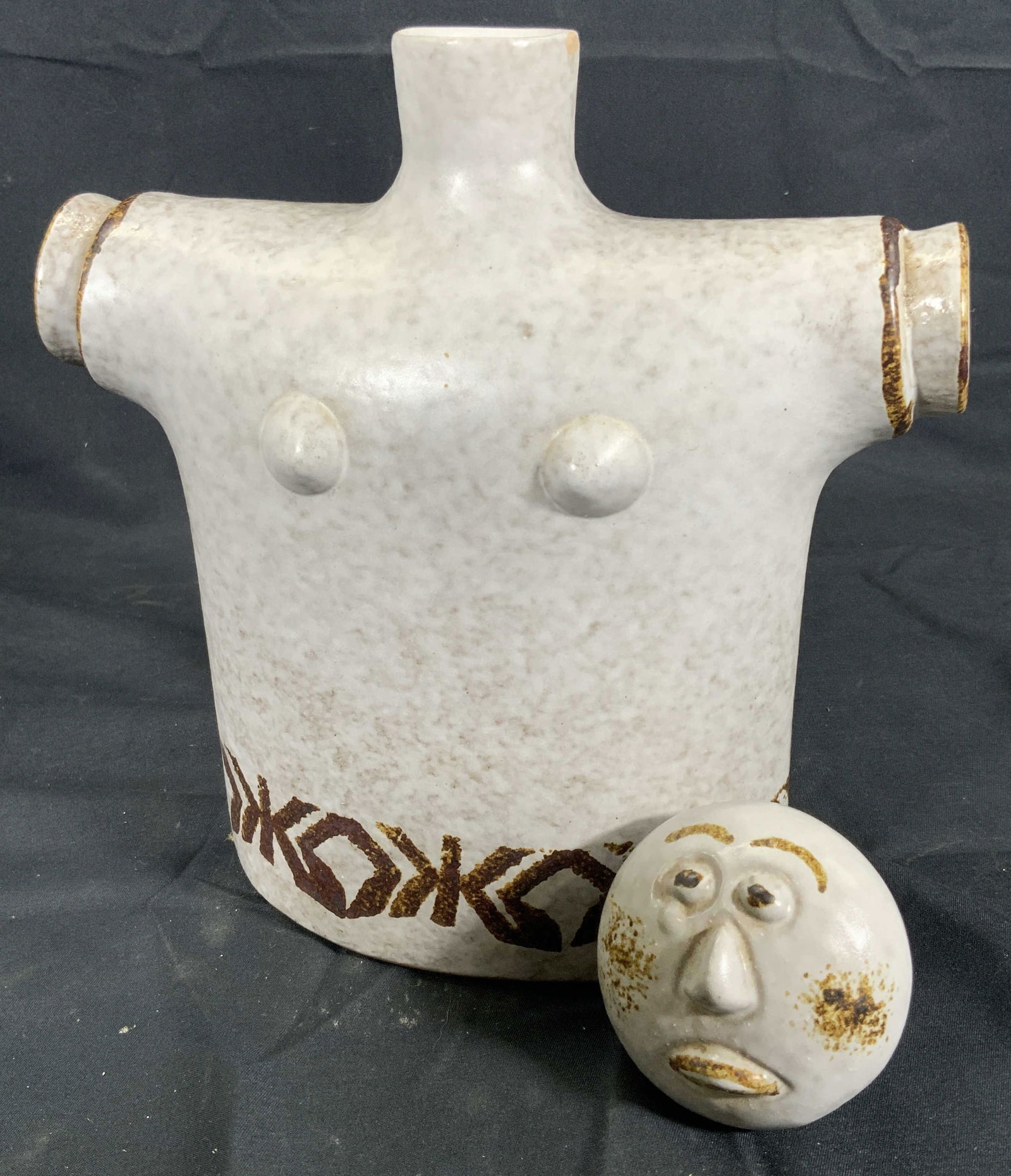 Robert Maxwell Mid Century Pottery Decanter USA (1 of 11)