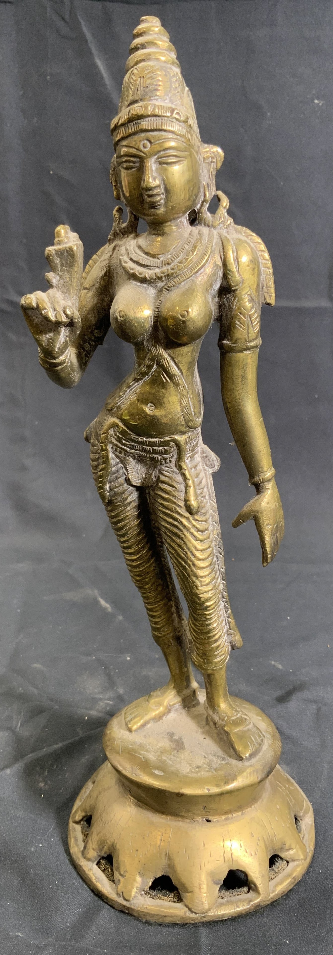 Brass Sculpture Parvati Goddess of Love & Devotion (1 of 7)