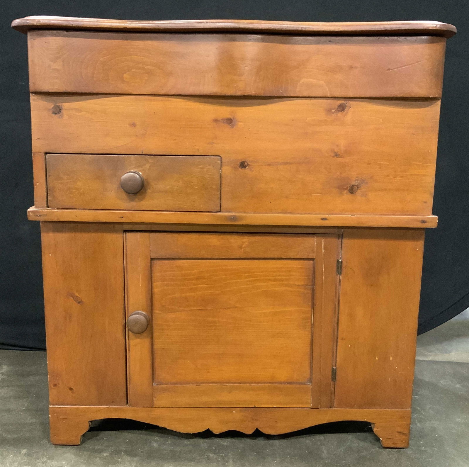 Antique Wooden Dry Sink Wash Station (1 of 8)