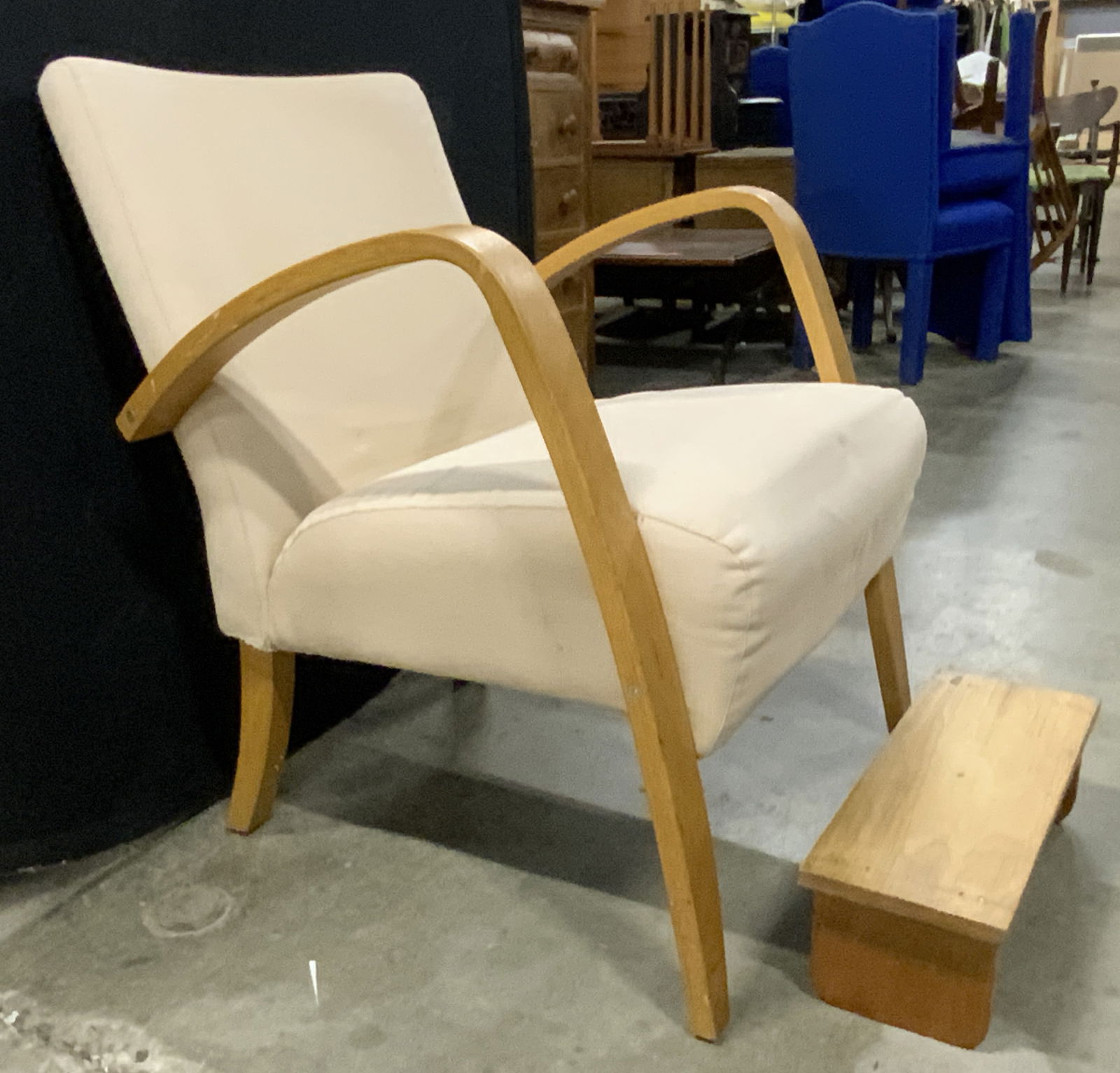 IKEA Mid Century Modern Style Armchair W/ Footrest (1 of 12)