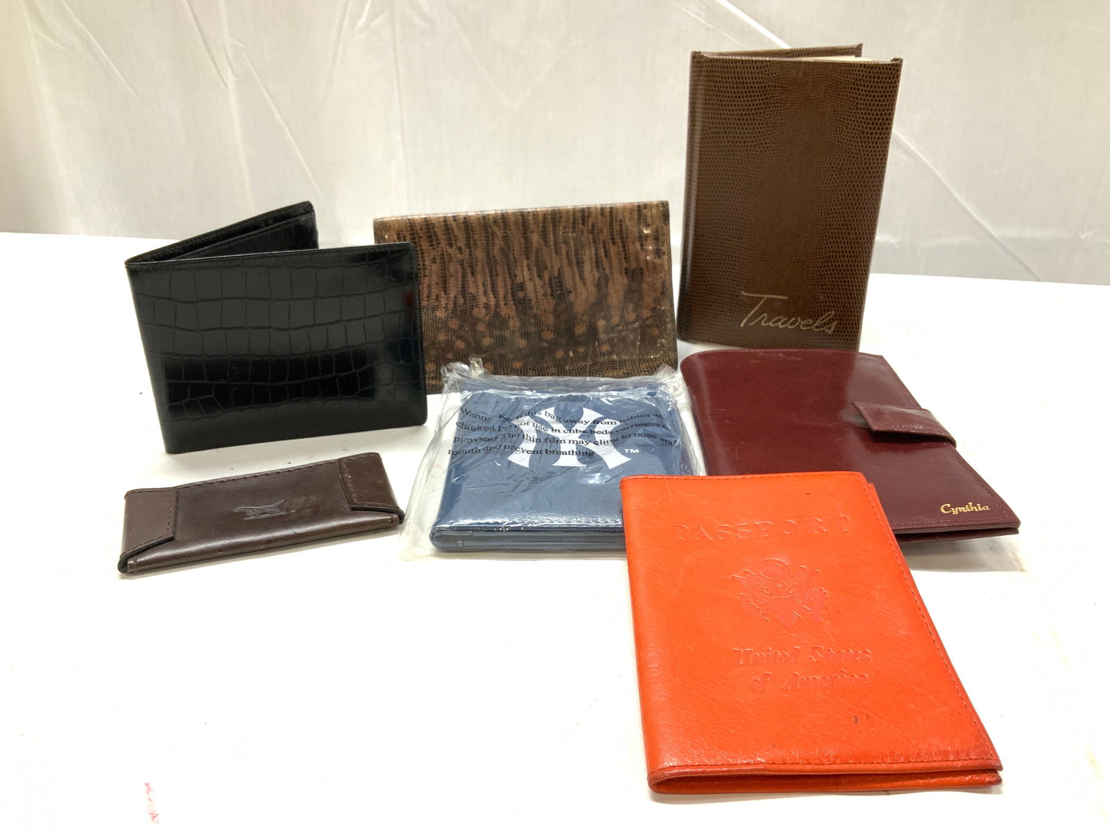 Lot 7 Wallets, Passport Holders, Card Holder, New (1 of 12)