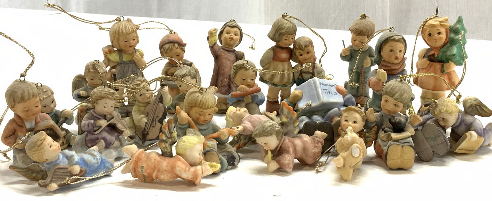25 Goebel Hummel Porcelain Tree Ornaments, c1990s (1 of 7)