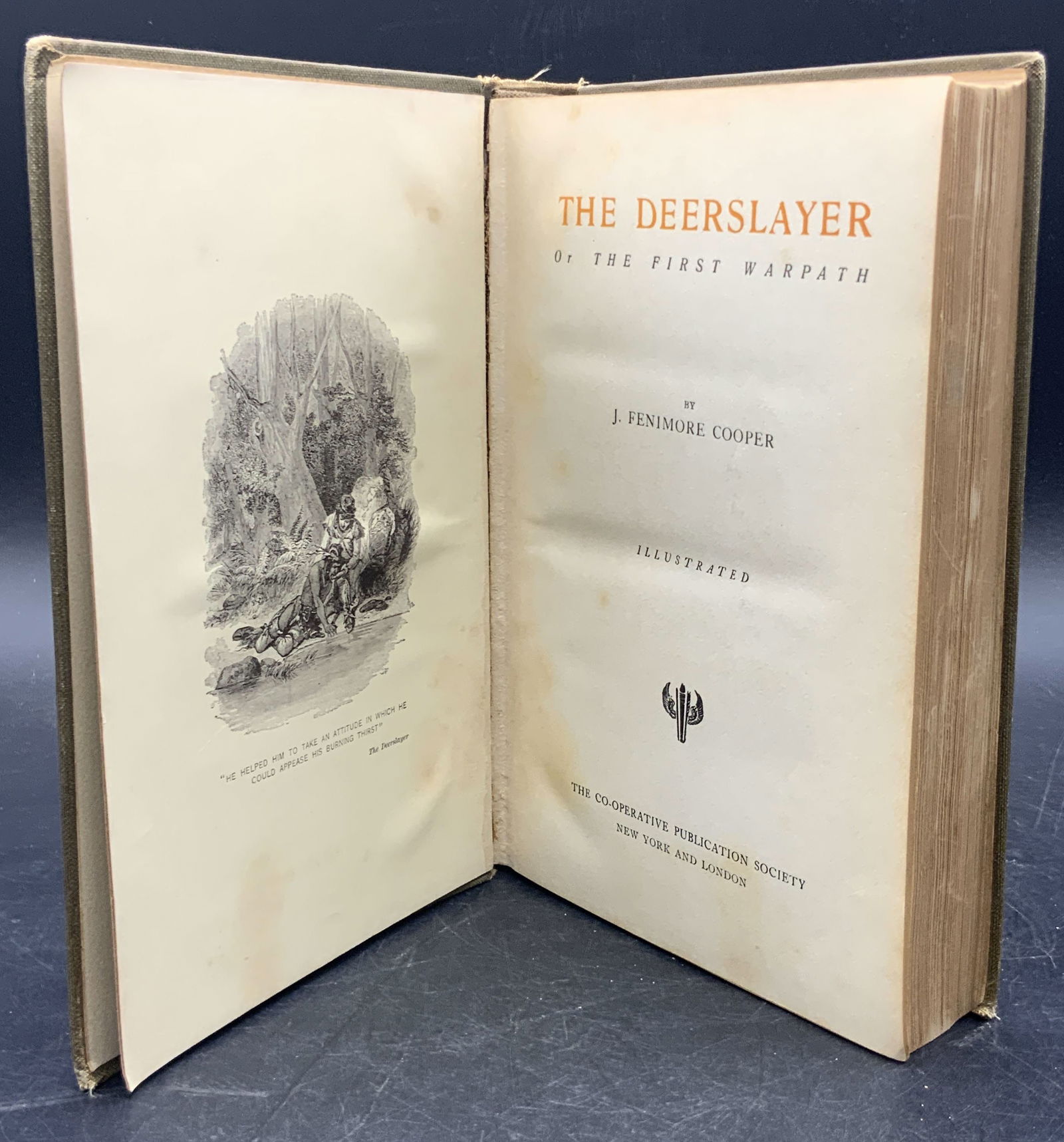 THE DEERSLAYER FENIMORE COOPER Illustrated Book (1 of 9)