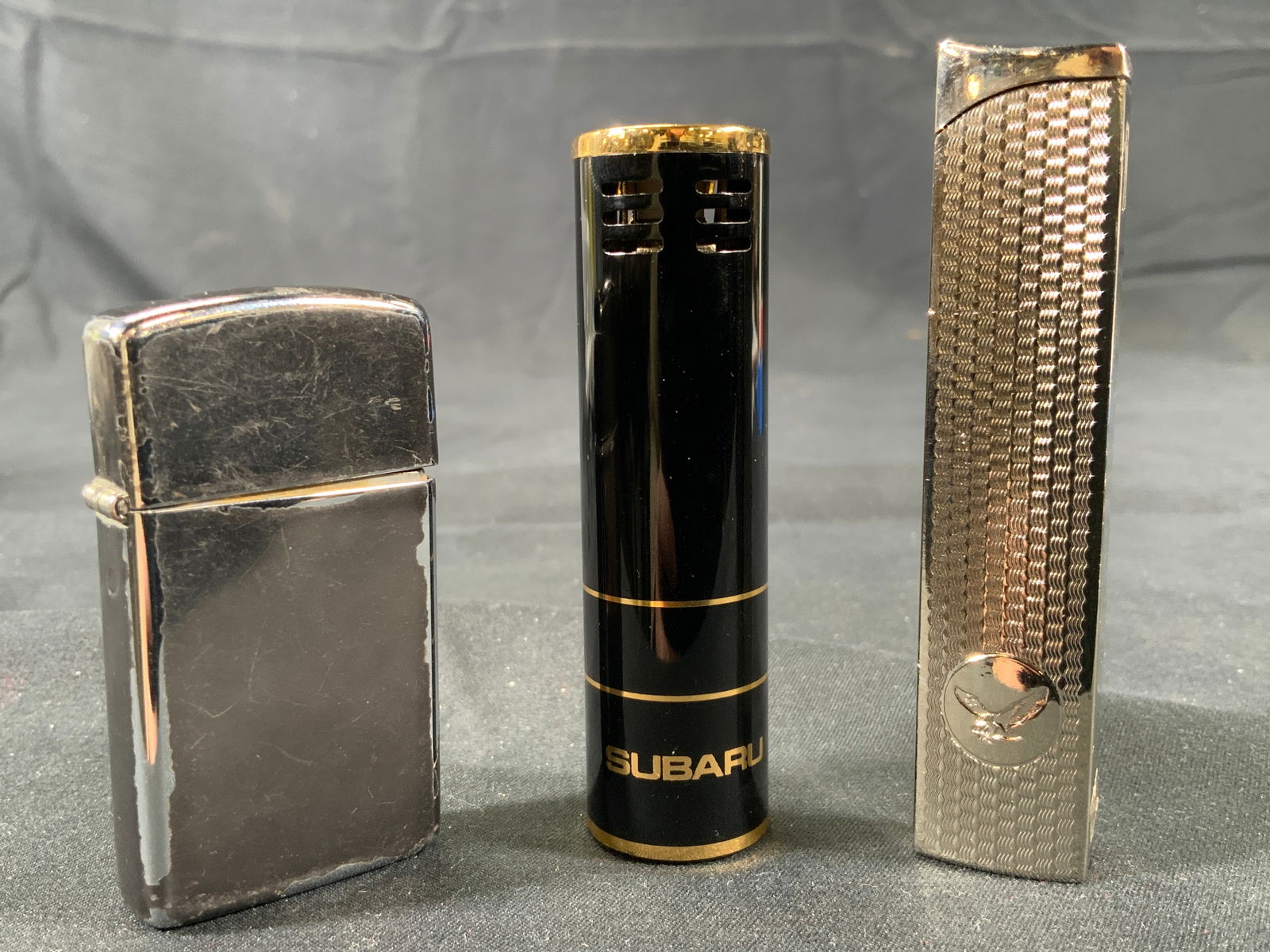 Lot 3 Vintage Lighters, Subaru, Zippo, Eagle (1 of 14)