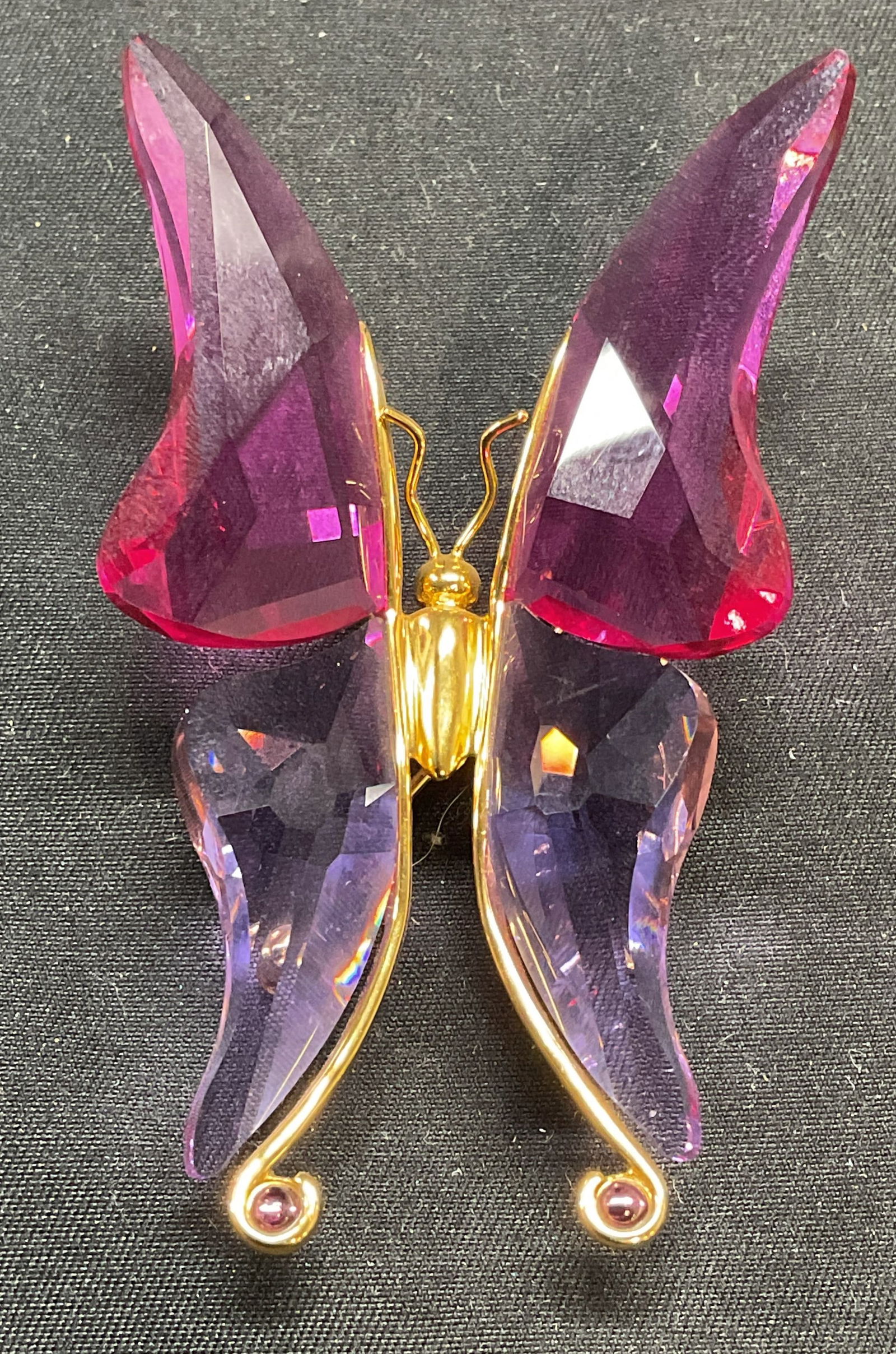 Swarovski Sterling Silver Crystal Butterfly Brooch (1 of 9)