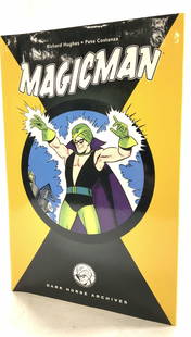 Magicman Archives Vol. 1 Illustrated Book, 2008: Magicman Archive Edition Comic Book with glossy pages. Written by Richard Hughes with illustrations by Pete Costanza. Dark Horse Books , 2008., Features comic book stories Forbidden Worlds No. 125-No.
