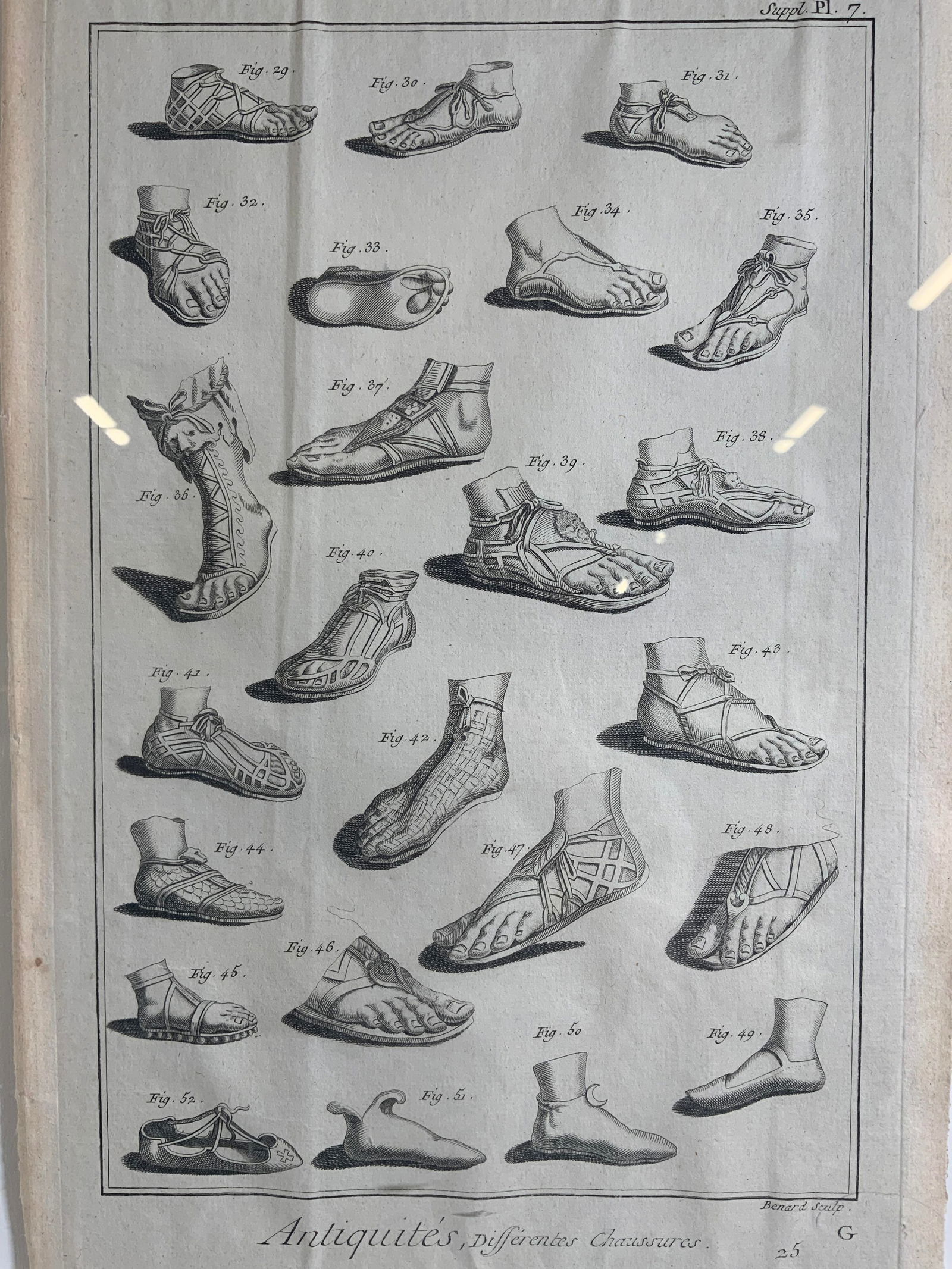 BERNARD DE MONTFAUCON Framed Antique Engraving (1 of 12)