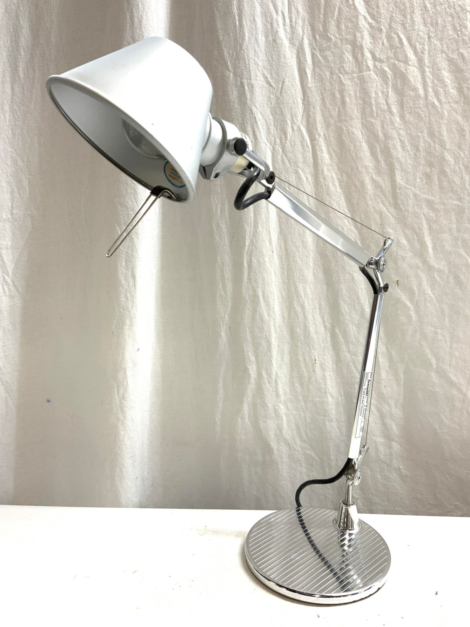 ARTEMIDE TOLOMEO MICRO MCM Adj Metal Desk Lamp (1 of 7)