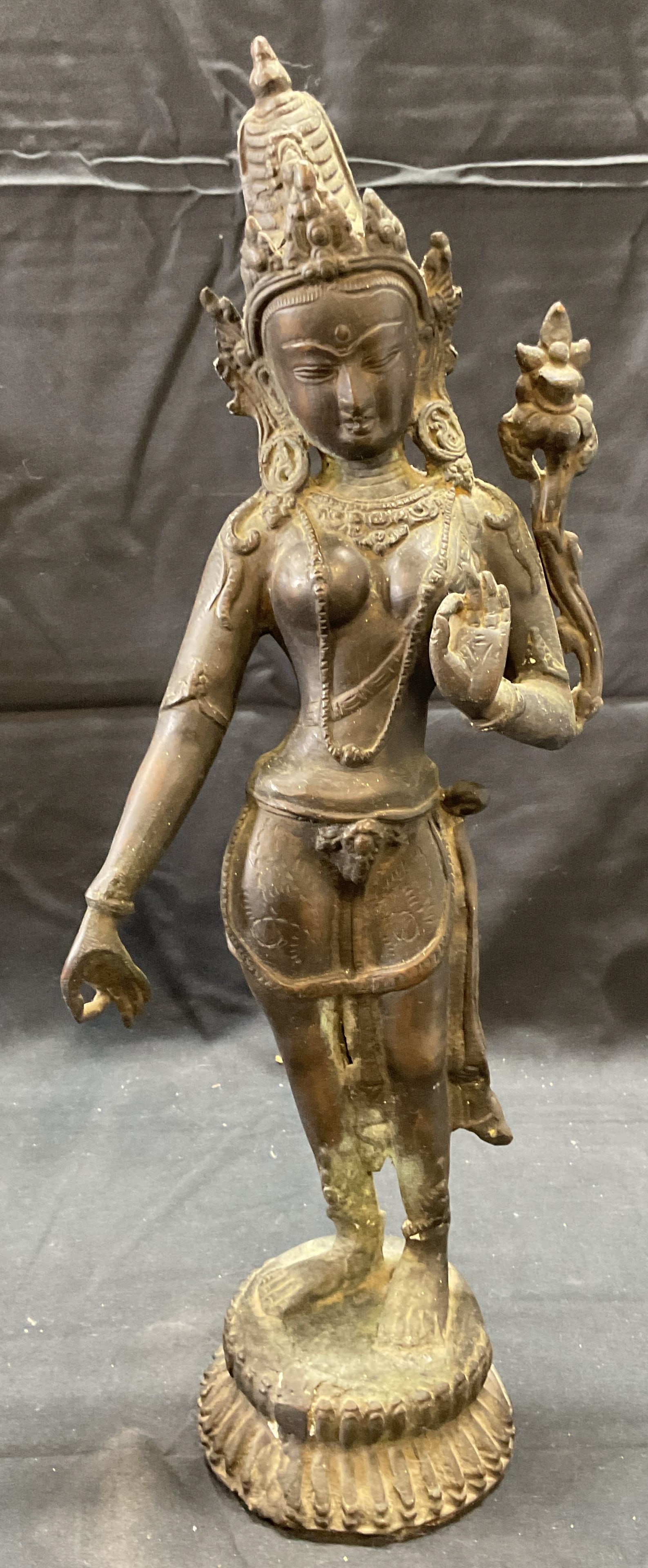 Vintage Tibetan Bronze Buddhist Deity (1 of 7)