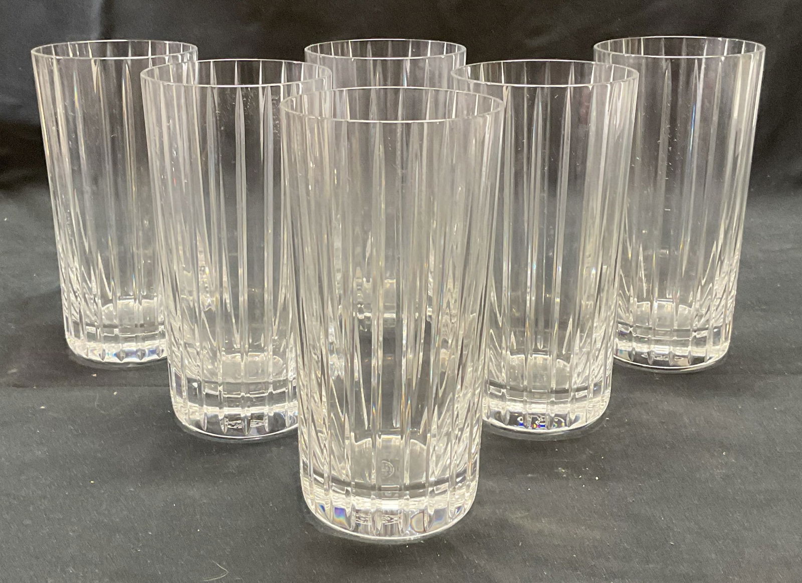 Set 6 Baccarat Crystal Harmonie Highball Glasses (1 of 6)