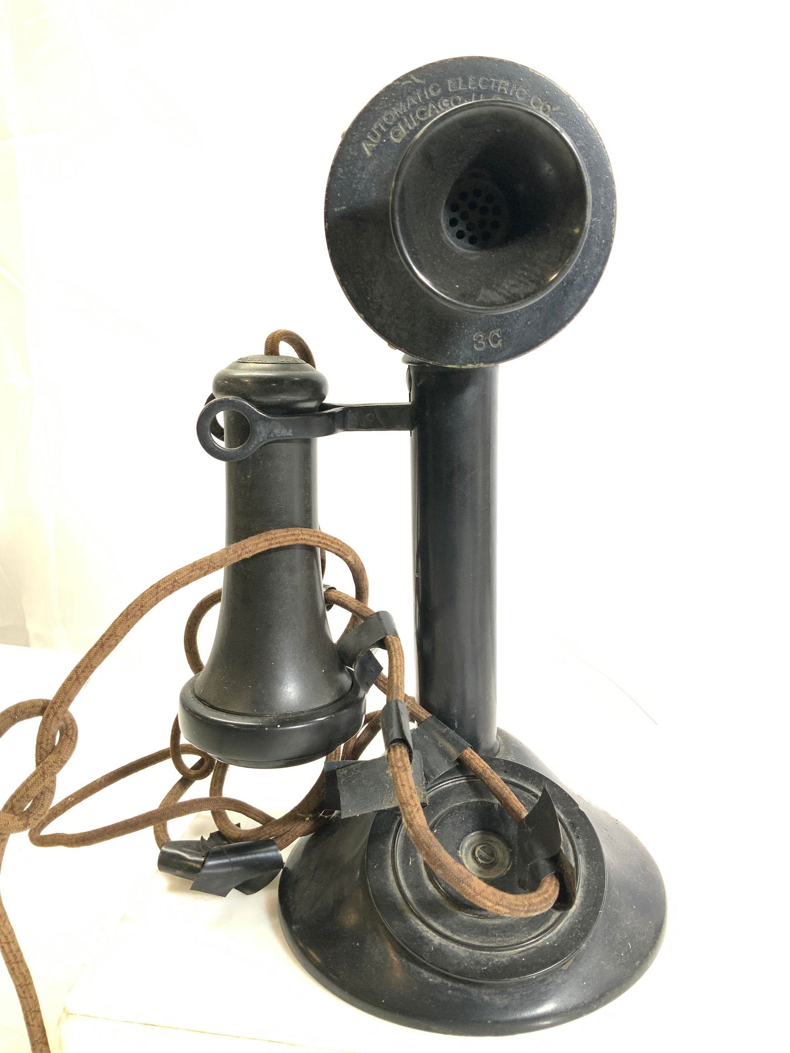 Antique Kellogg & S.& S. Candlestick Phone, USA (1 of 7)