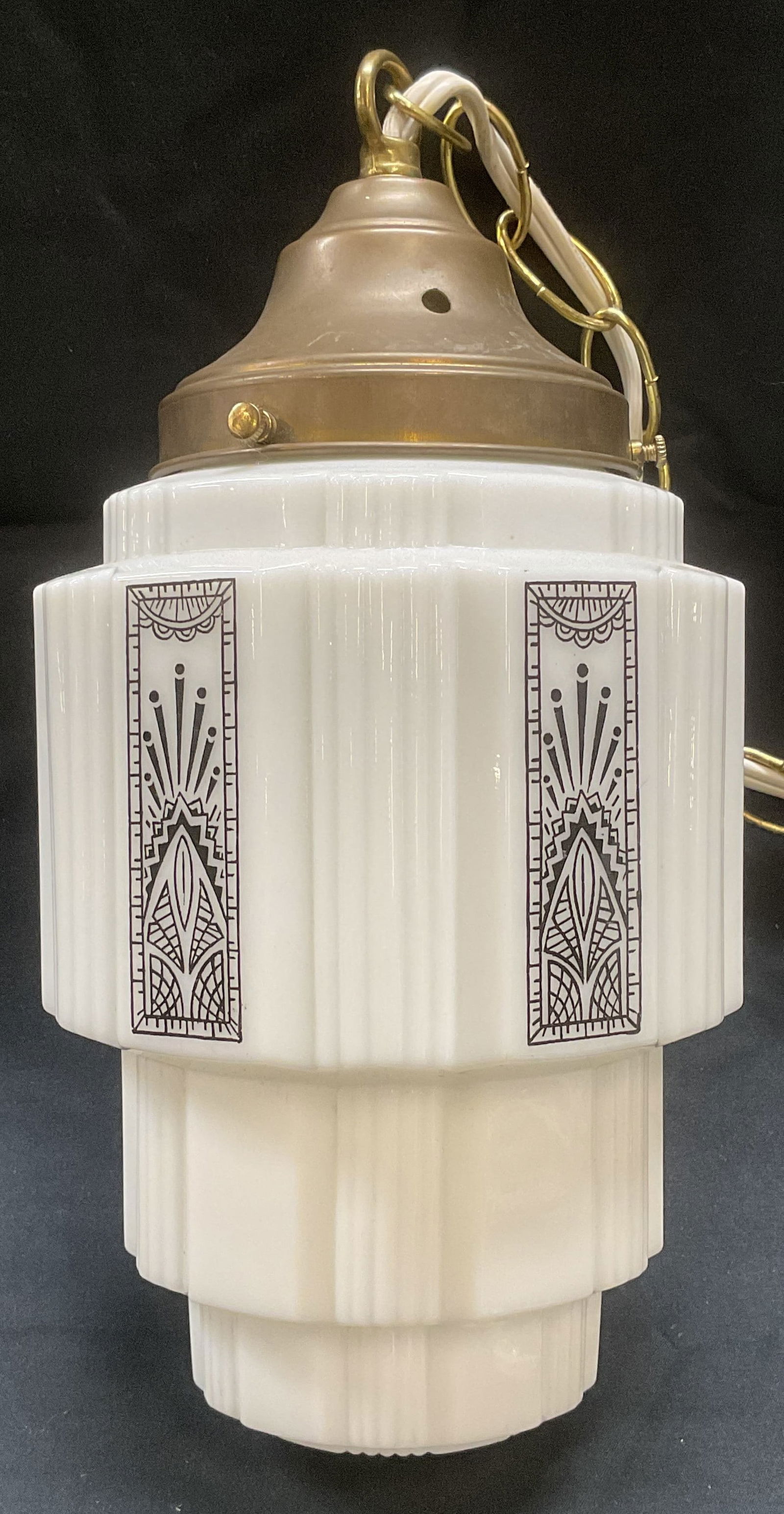 Art Deco Style Skyscraper Pendant Lamp (1 of 6)