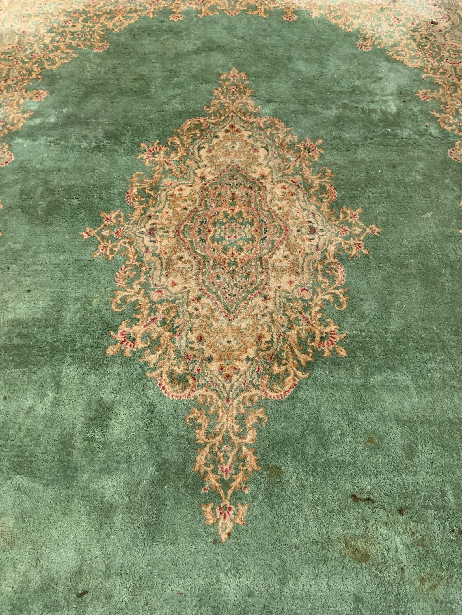 IMPERIAL KERMAN Oversized Handmade Wool Rug (1 of 10)