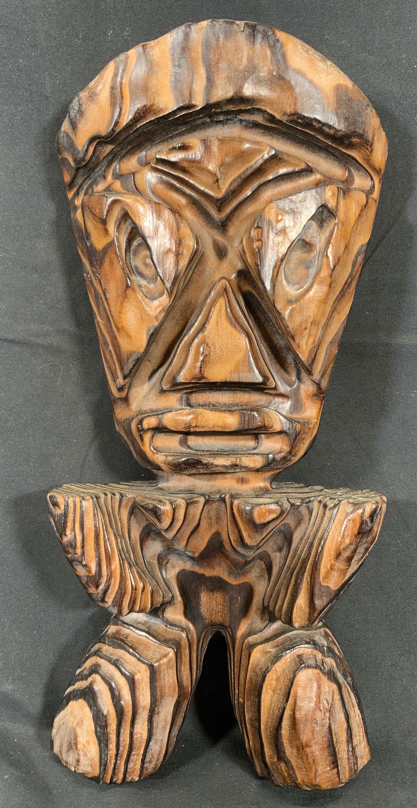 Hawaiian Kahuku Hand Carved Wall Hanging (1 of 8)