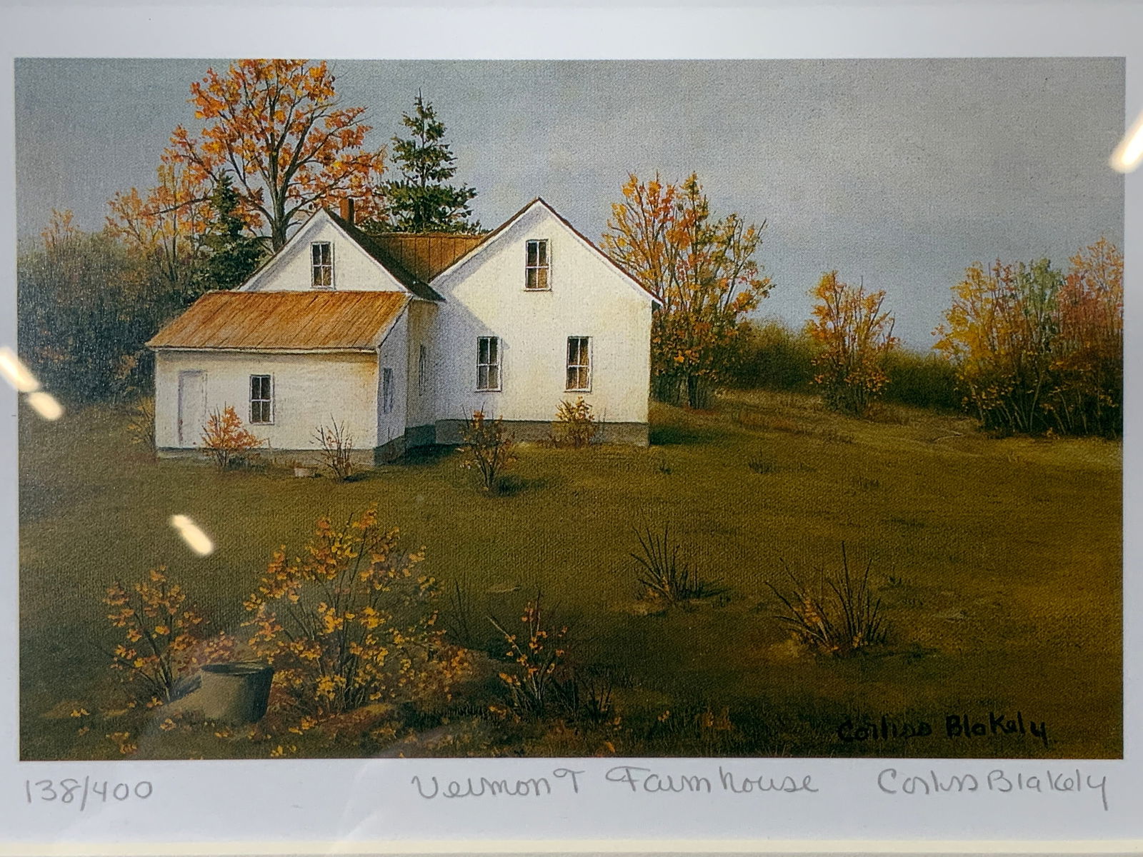 Corliss Blakely Framed & Signed Ltd Ed. Lithograph (1 of 10)