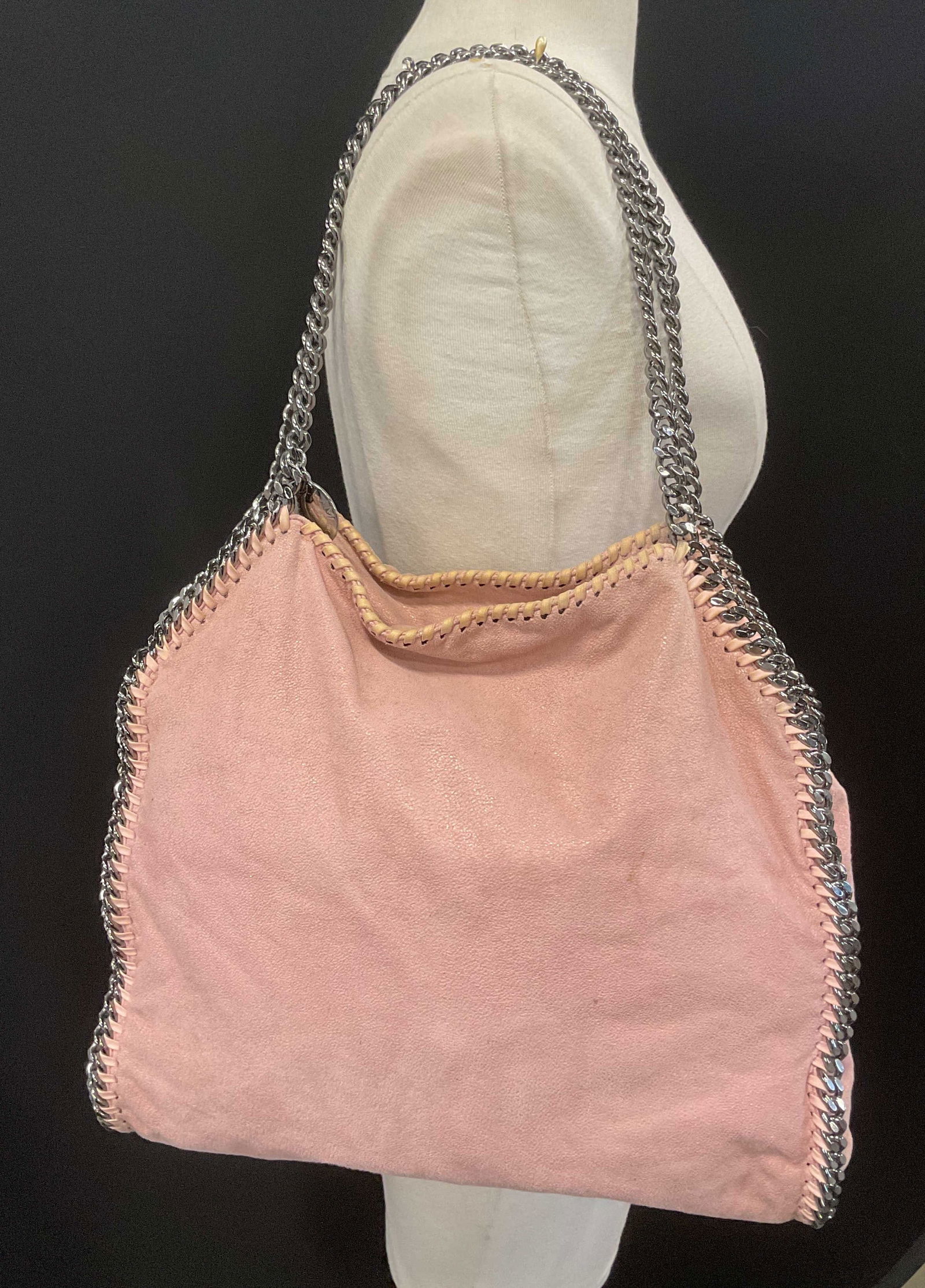 Stella McCartney Pink Suede Handbag, Italy (1 of 8)