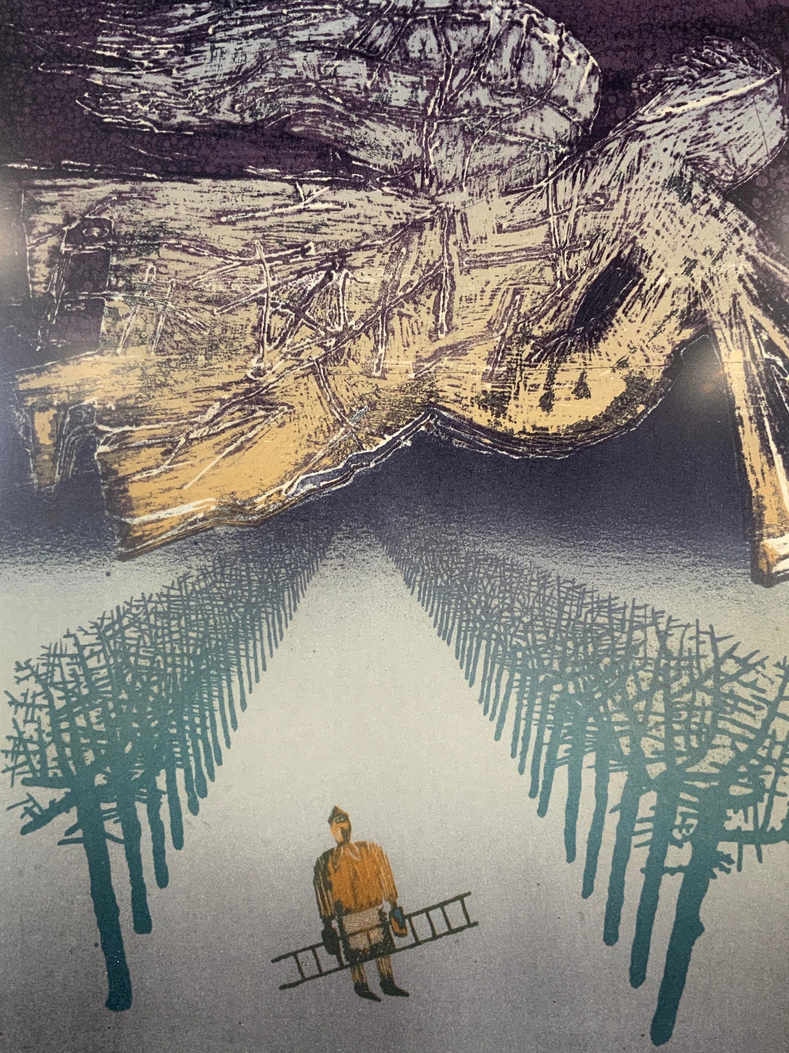 Ltd. Ed. Signed Lithograph Angels Horn (1 of 11)