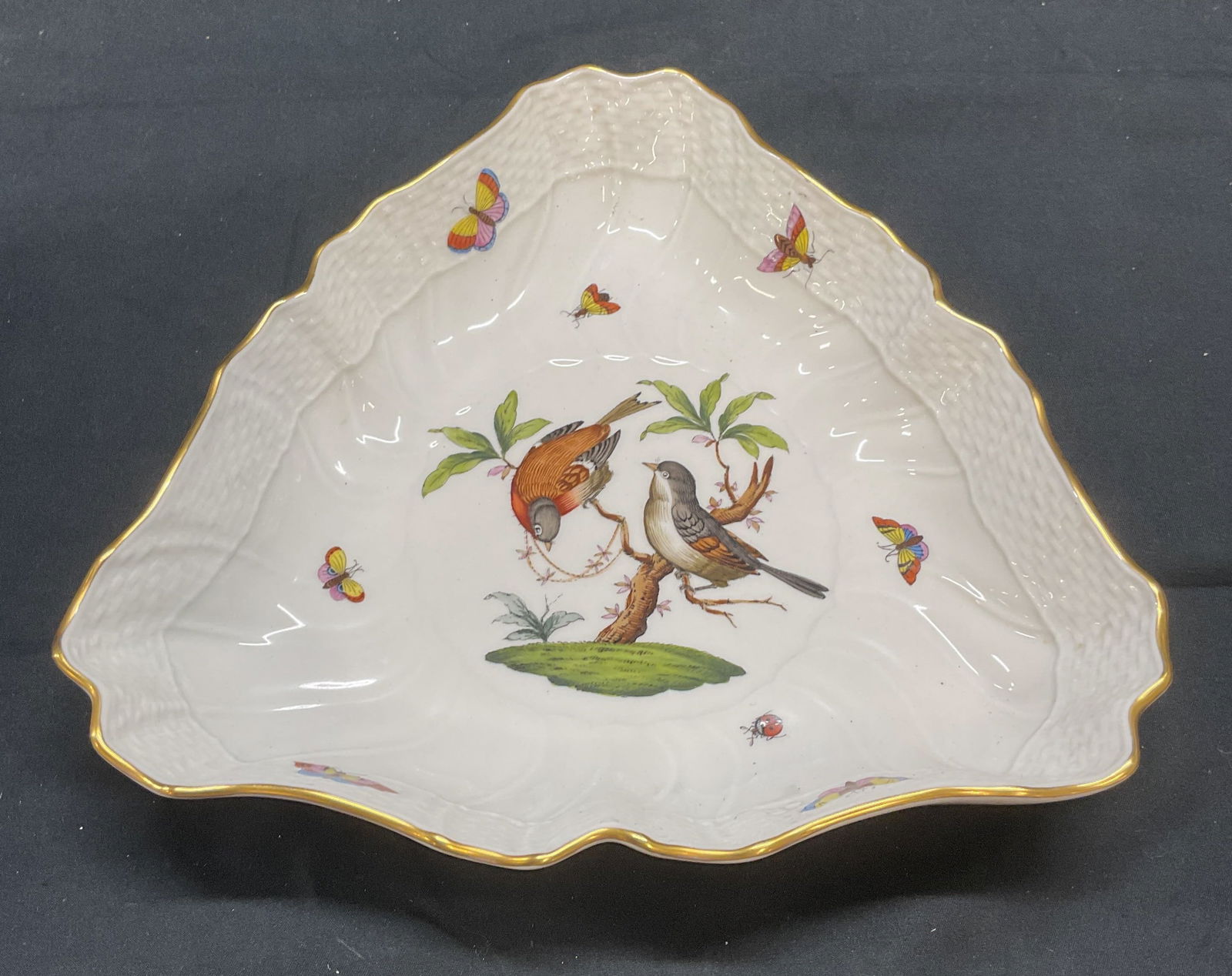 Herend Rothschild Porcelain Bowl, Hungary (1 of 6)